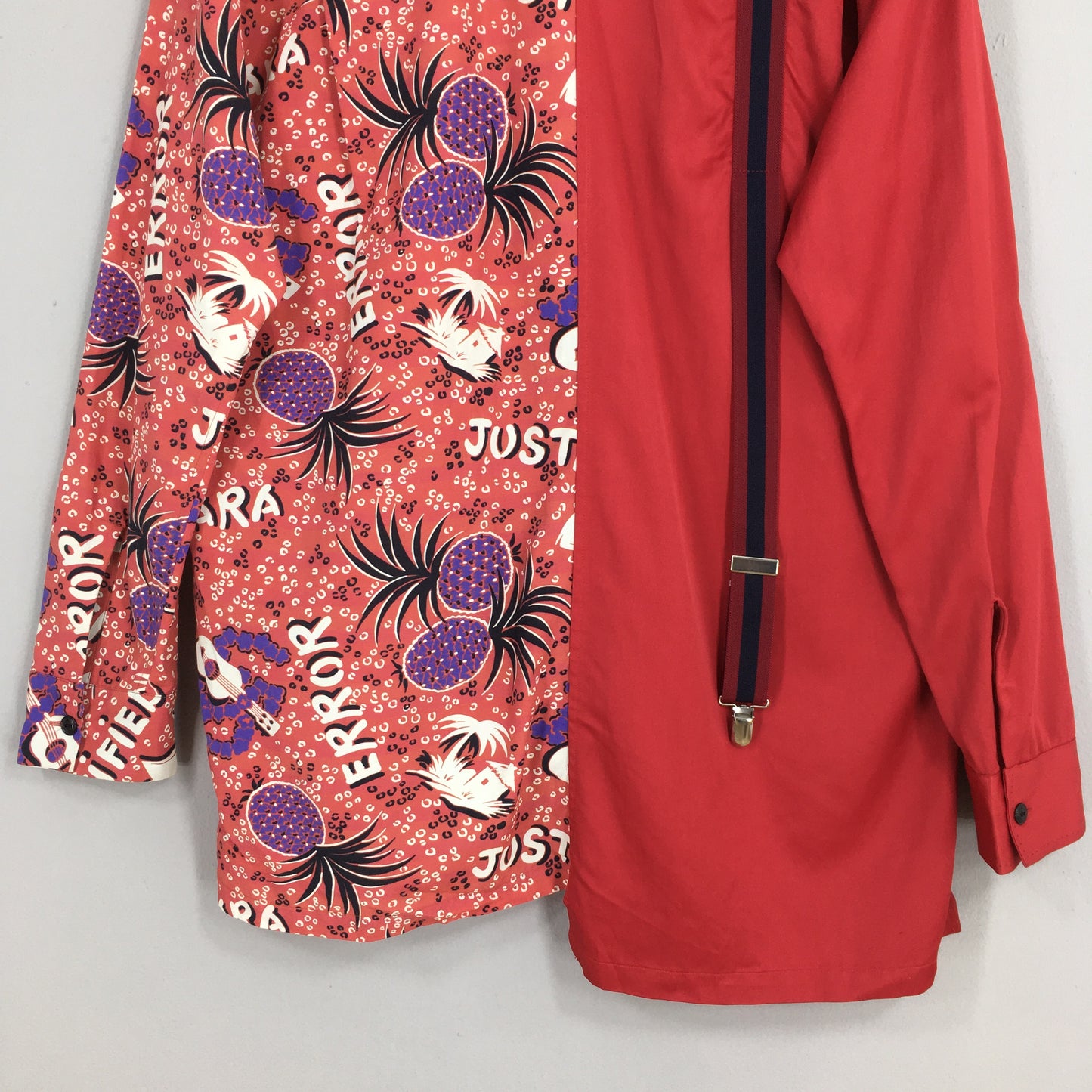 Maison Mihara Yasuhiro Justified Error Rayon Shirt Size 44