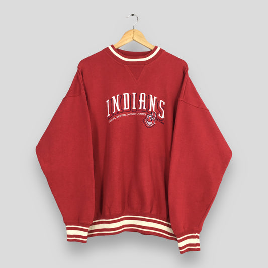90's Cleveland Indians Baseball Mlb Sweatshirt Large