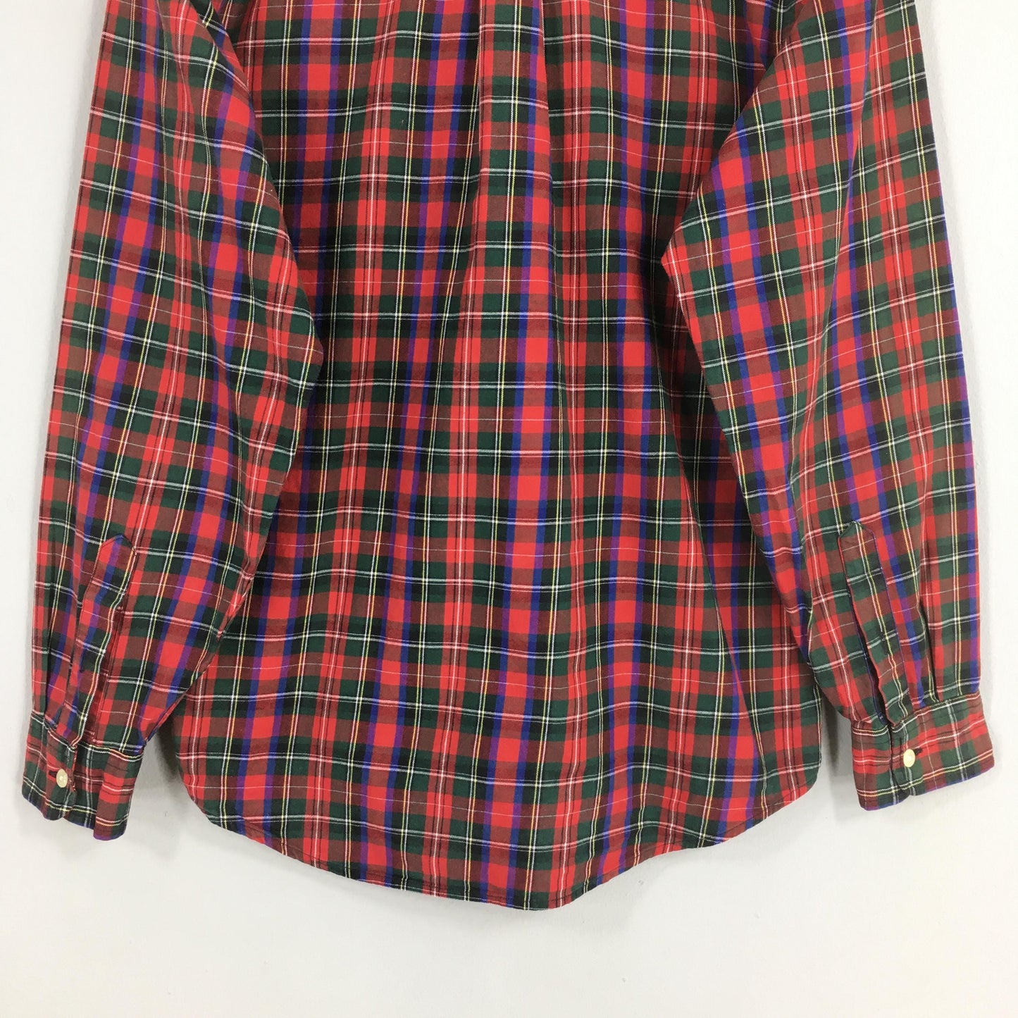 Polo Ralph Lauren Checkered Flannel Red Shirt Large