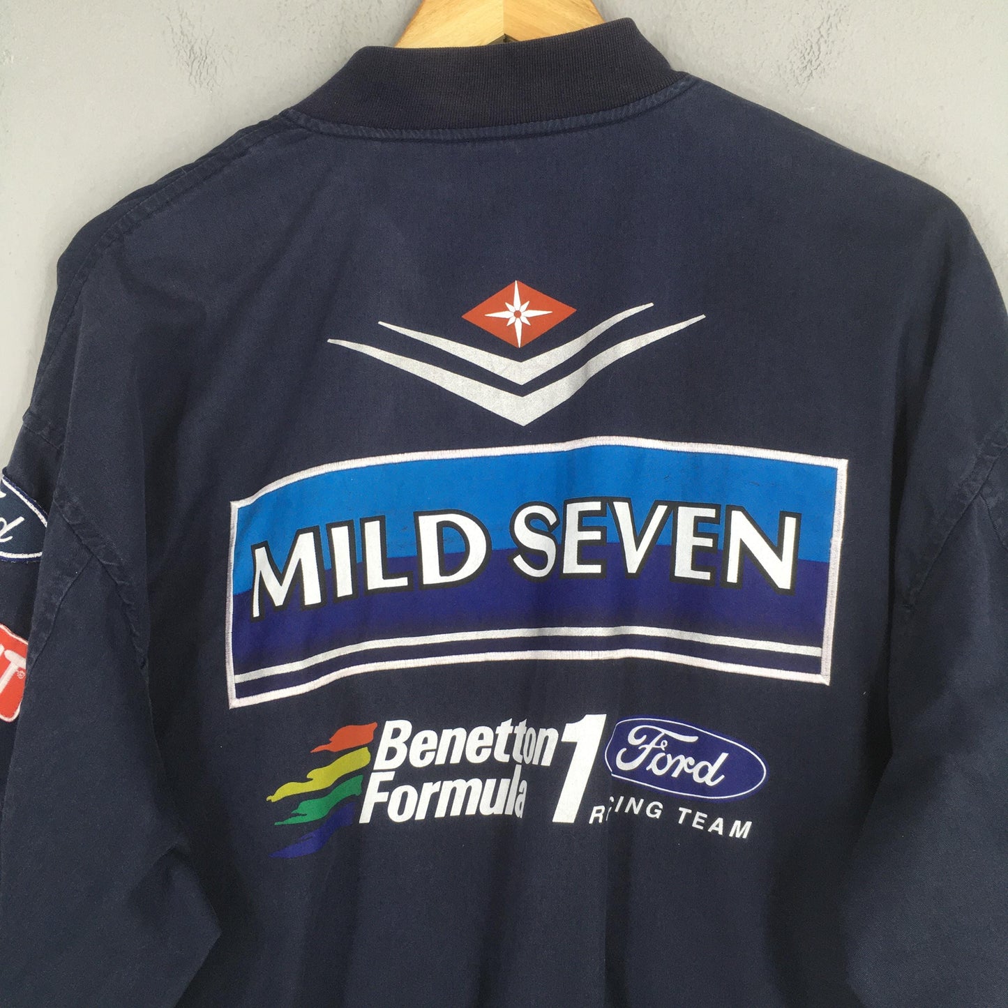 Benetton Mild Seven Formula 1 Embroidered Jacket Large