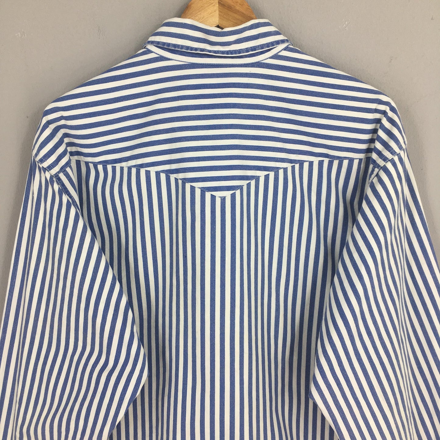 Wrangler Vertical Striped Western Shirt XLarge
