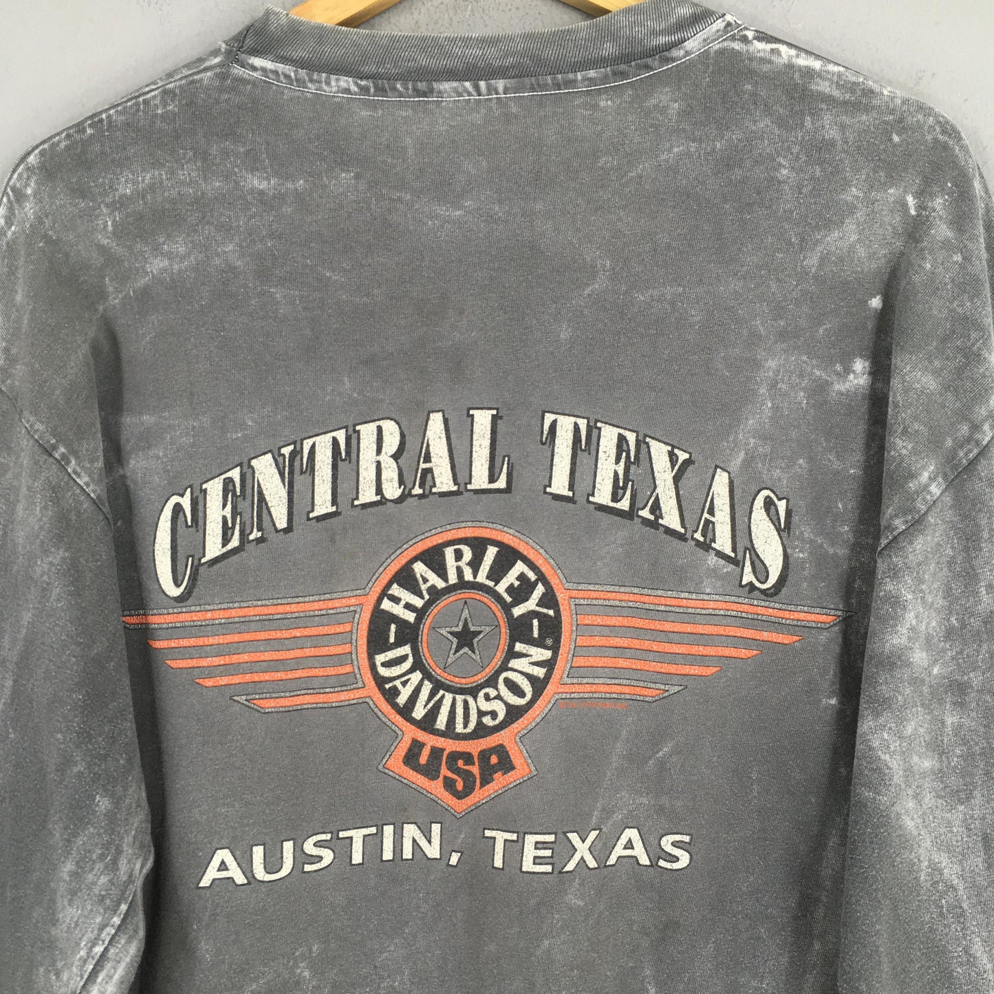 Harley Davidson Eagle Gray T shirt Large