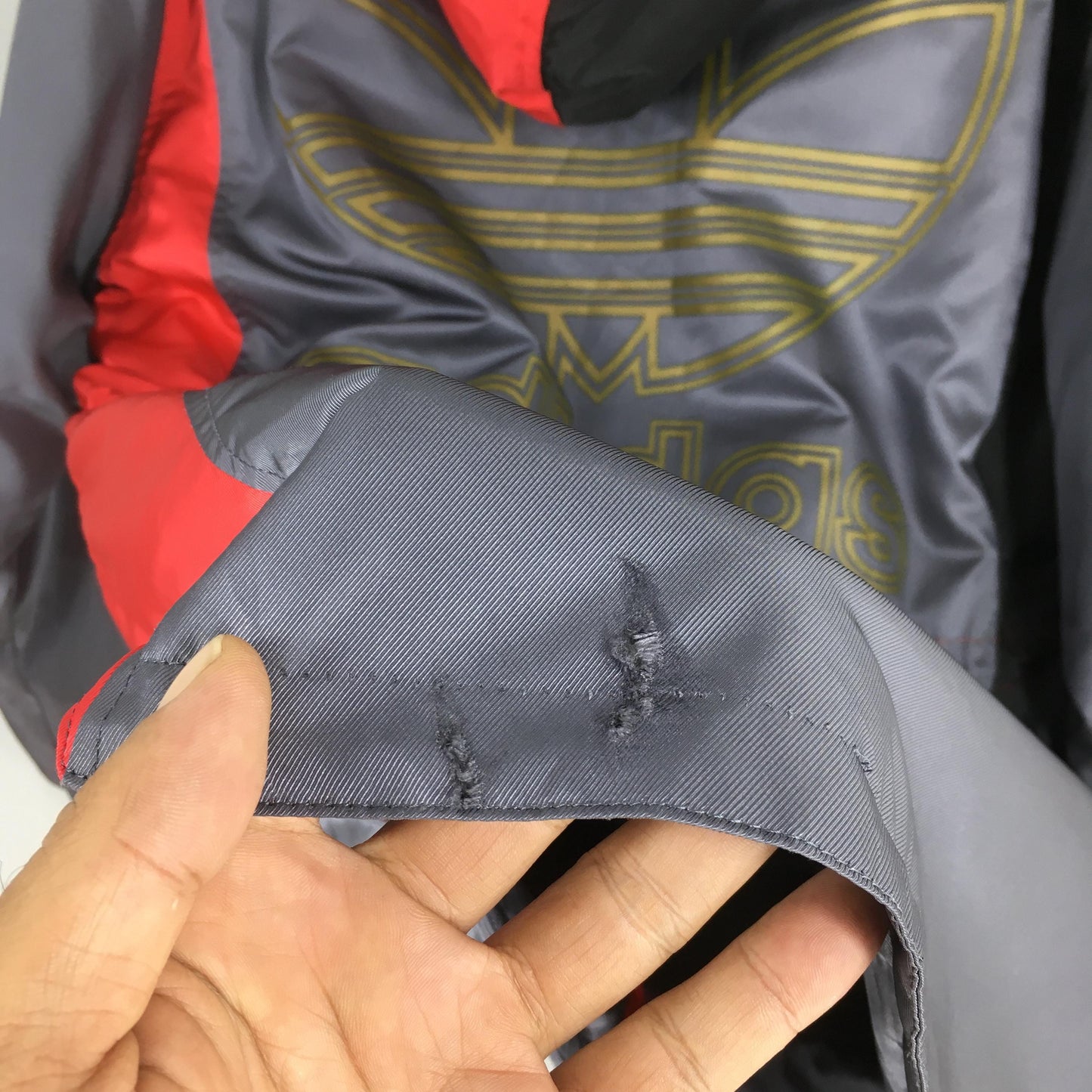 Adidas Trefoil Logo Multicolor Hoodie Jacket Medium