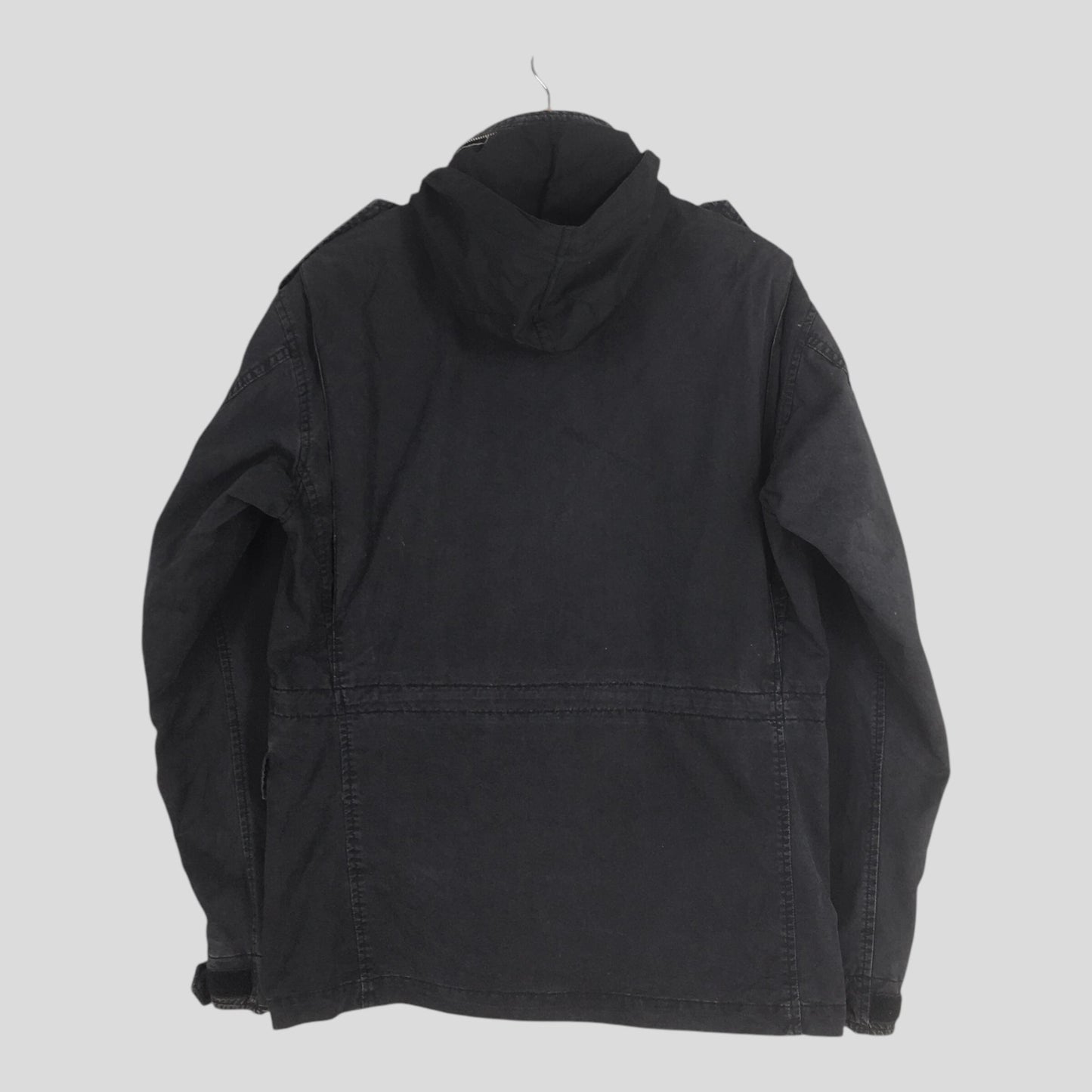 Y2K Stussy Gear Black M-65 Field Jacket Medium