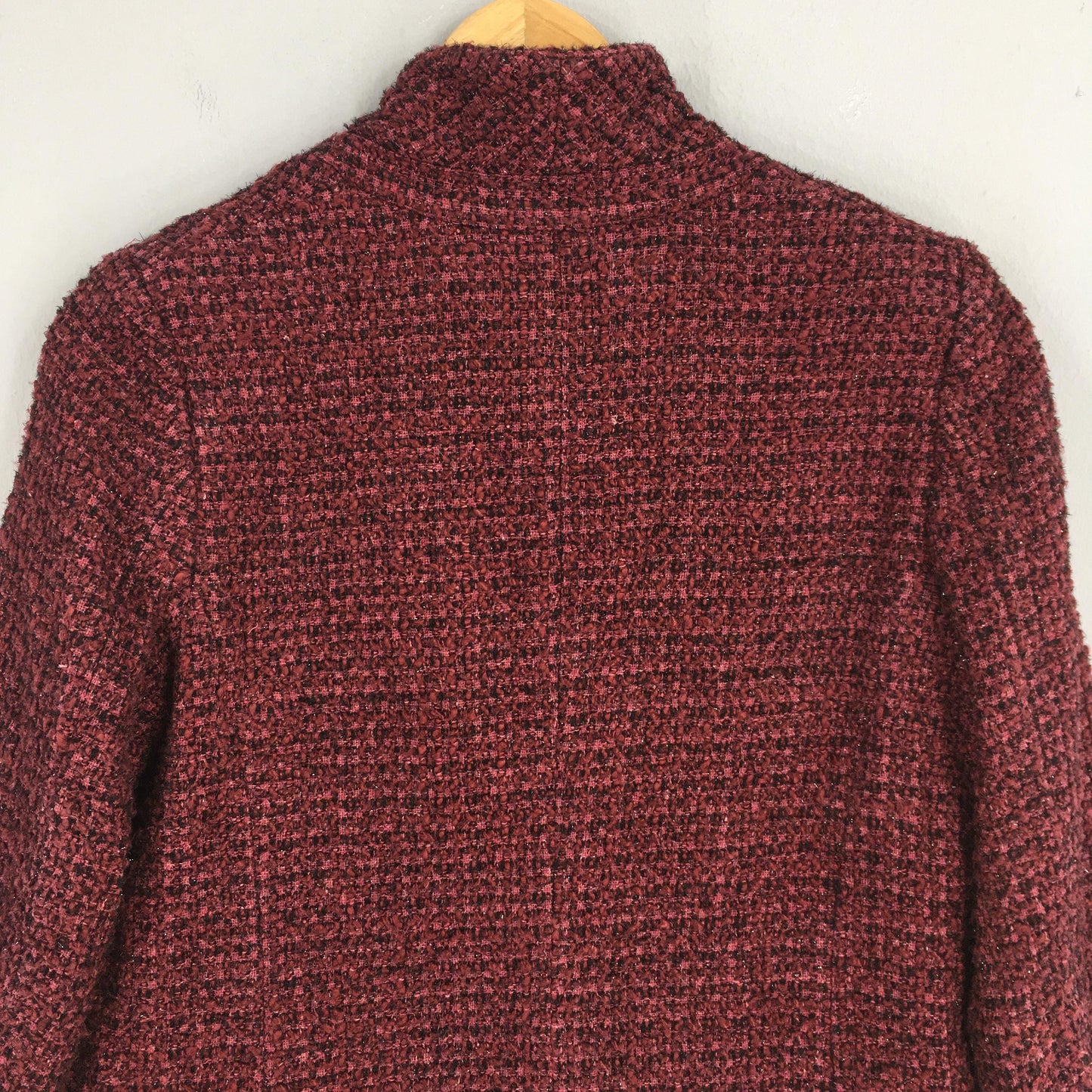 Yoshie Inaba Women Red Wool Blazer Small