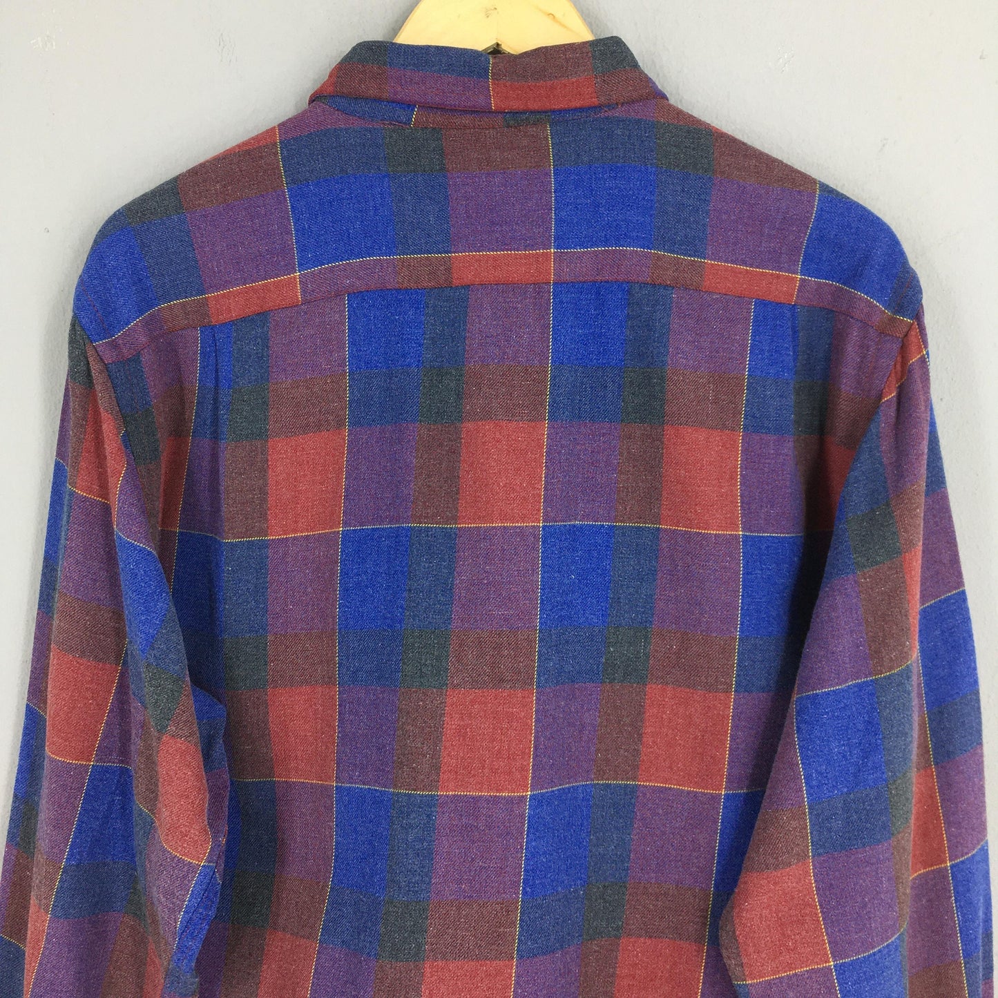 Plaid Checkered Multicolor Flannel Shirt XLarge