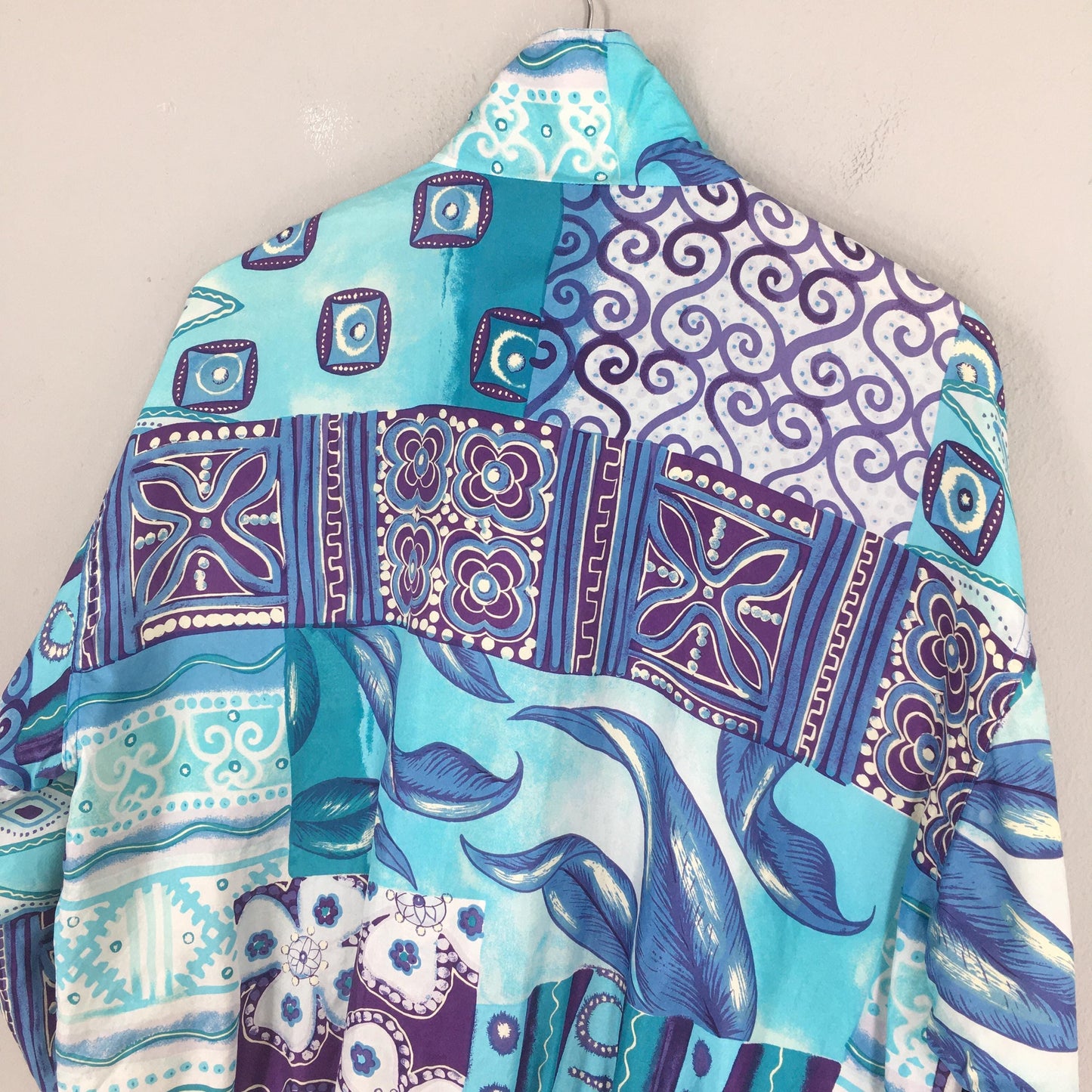 90's Royalty Baroque Silk Jacket Small