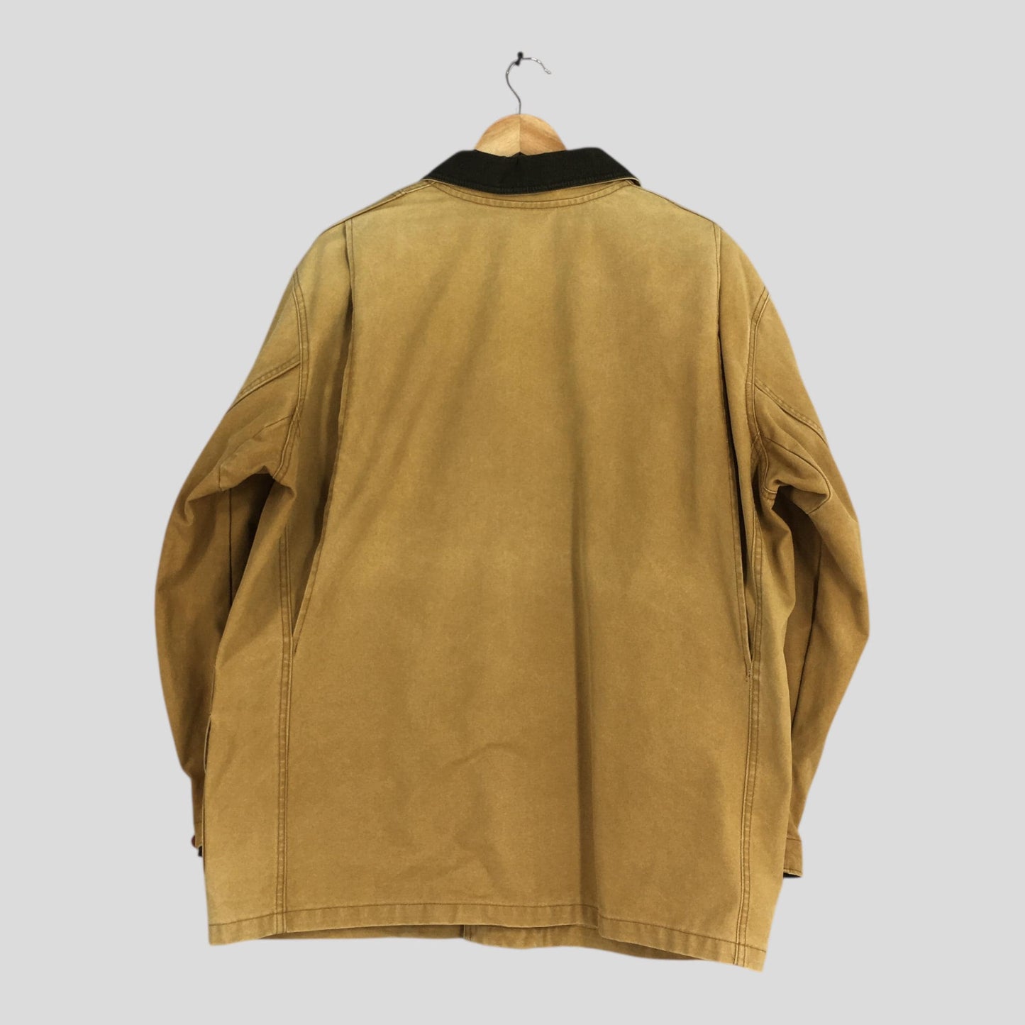 LL Bean Hunting Brown Duck Chore Jacket Large