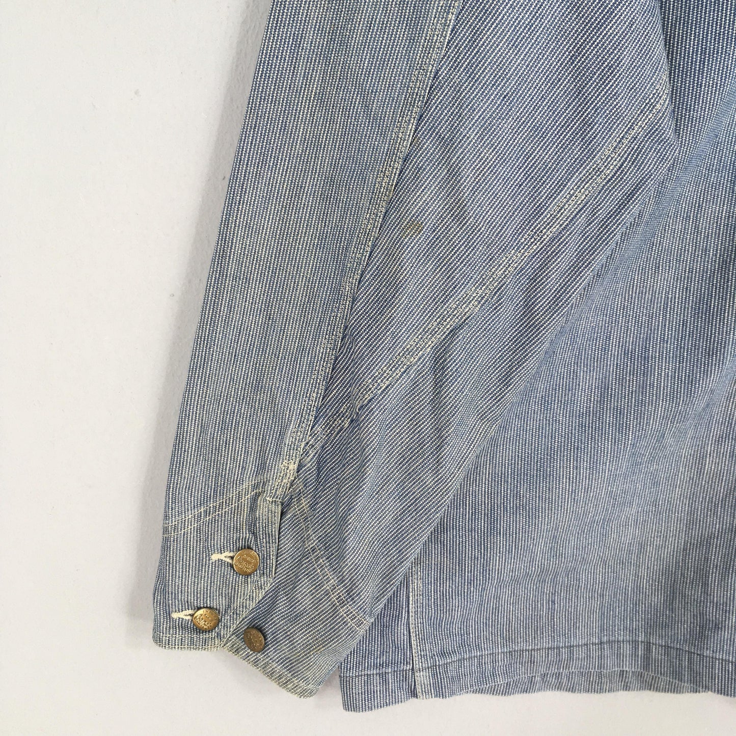 Sugar Cane Hickory Stripes Chore Jacket Large