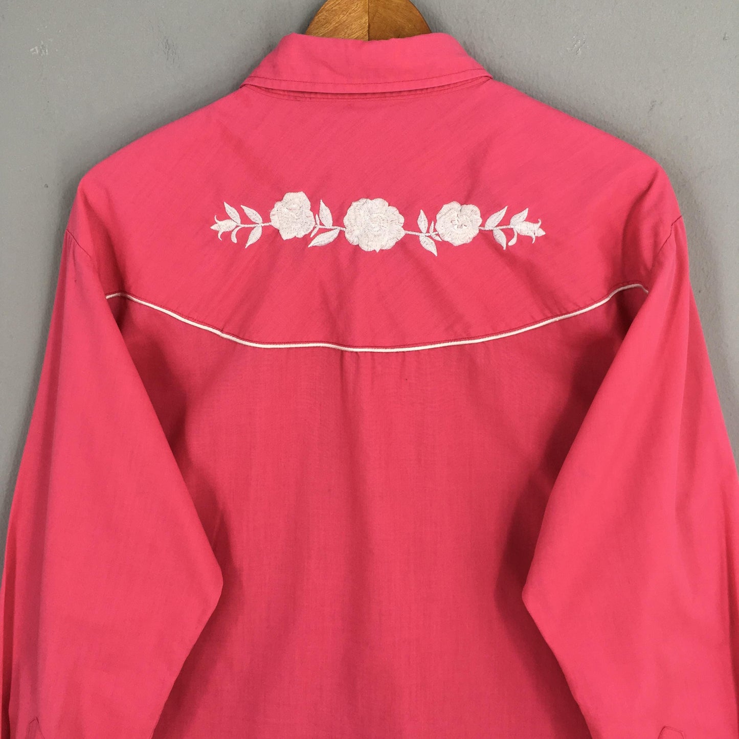 Ely Diamond Western Cowboy Pink Shirt XLarge