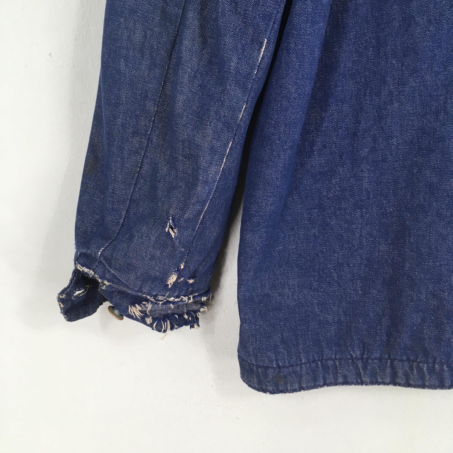 Wrangler Sanforized Blue Chore Denim Jacket Medium