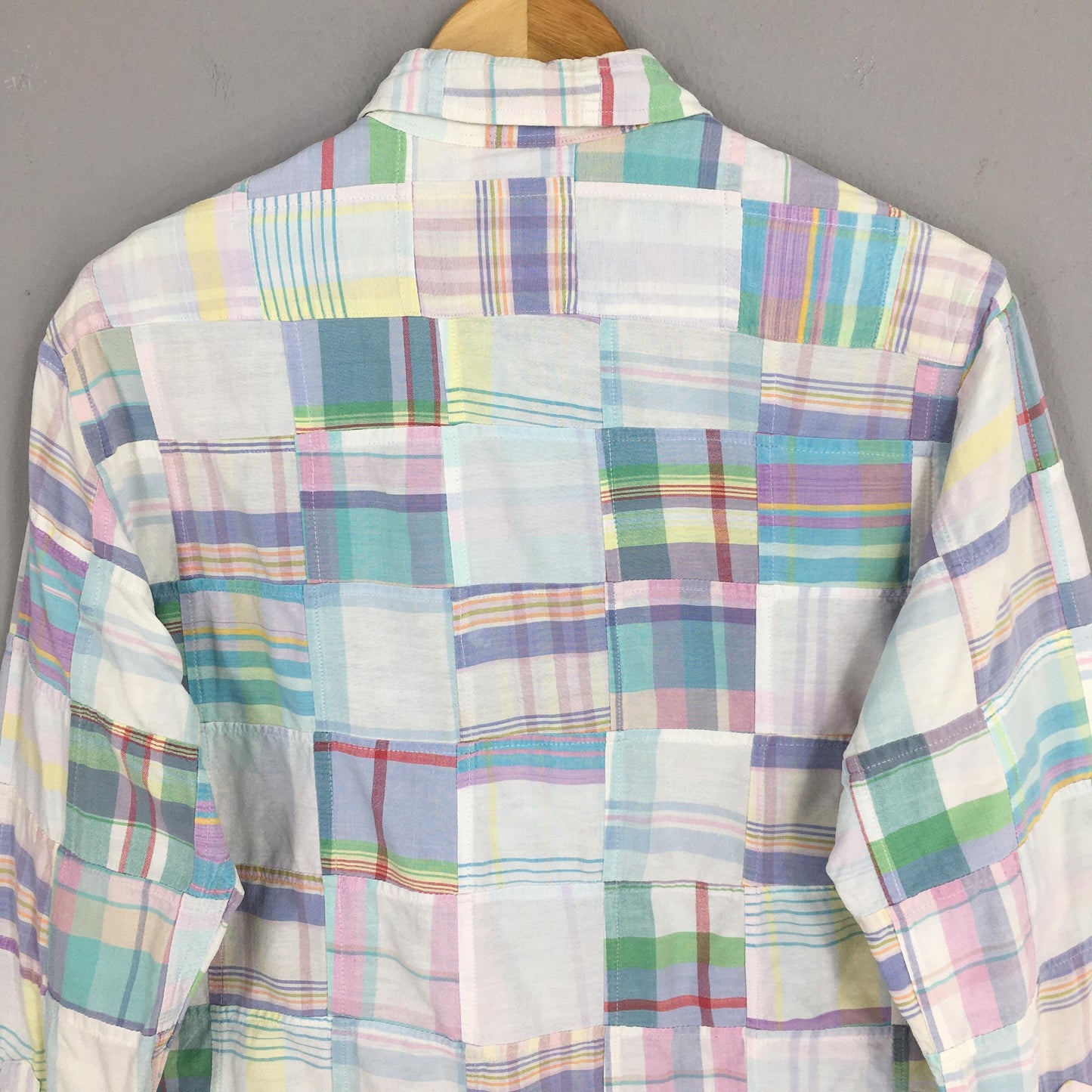 Polo Ralph Lauren Checkered Patchwork Shirt Small