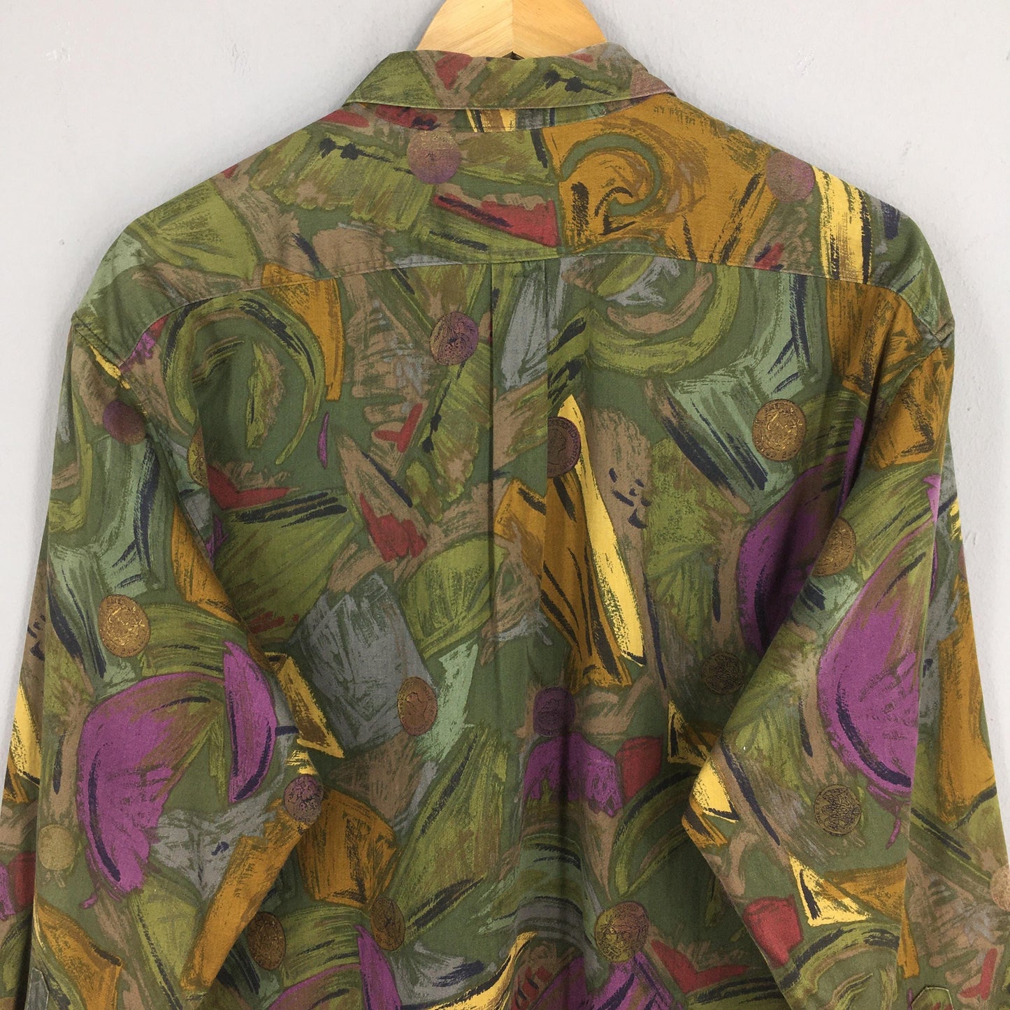 Modigliani Abstract Psychedelic Shirt Large