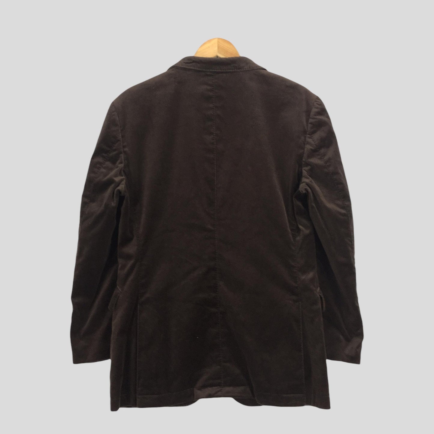 Burberrys England Dark Brown Corduroy Coat Small