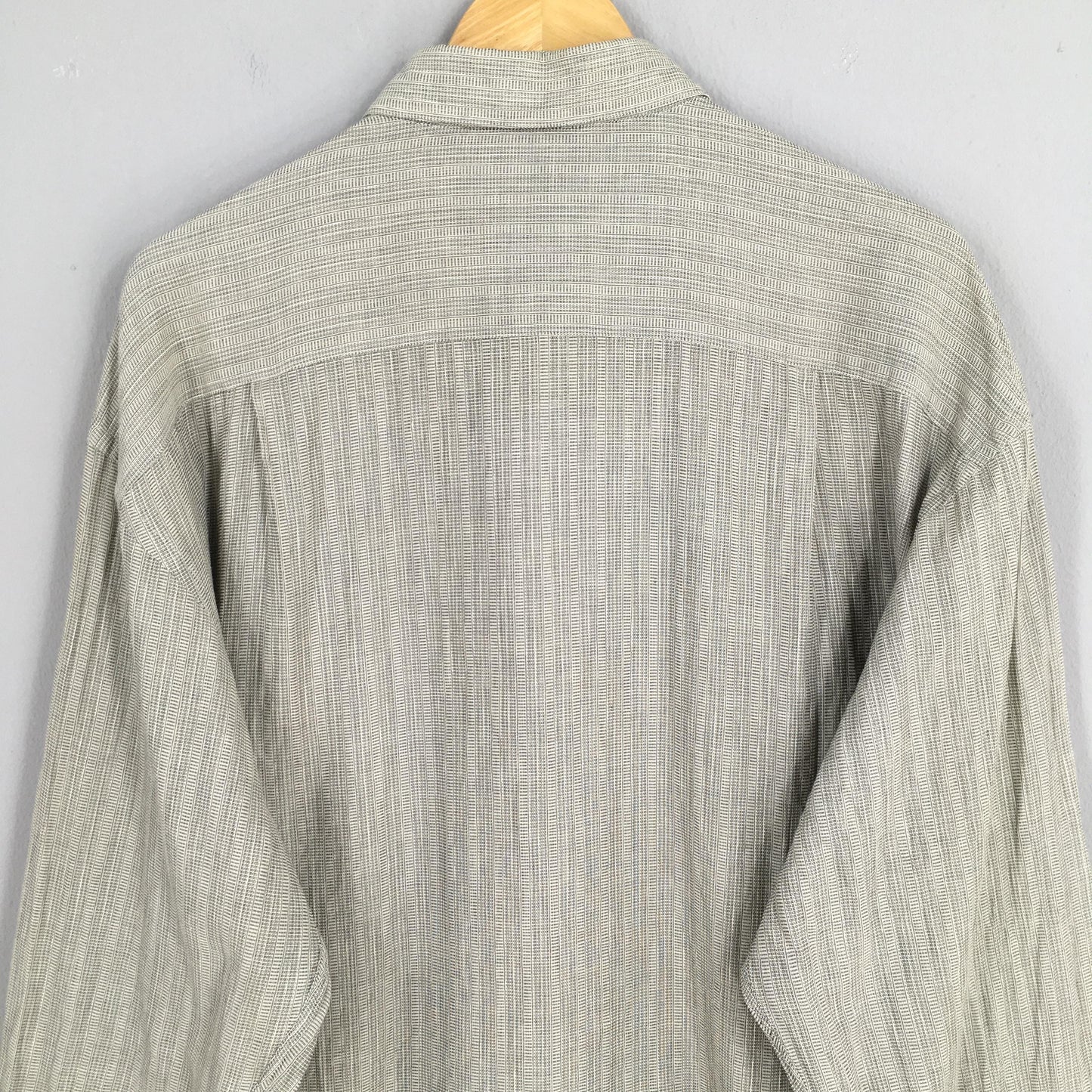 Ermenegildo Zegna Gray Plain Shirt XLarge