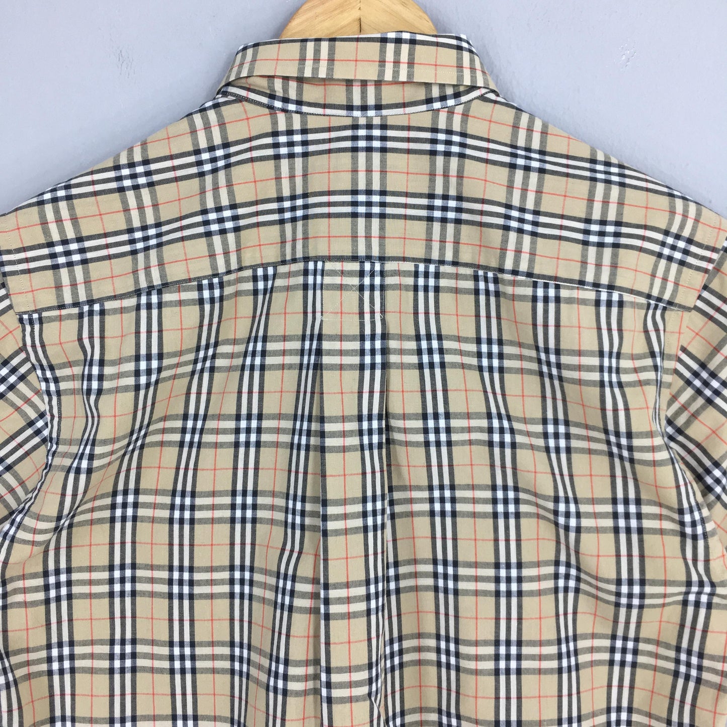 Burberrys Nova Check Brown Shirt Small