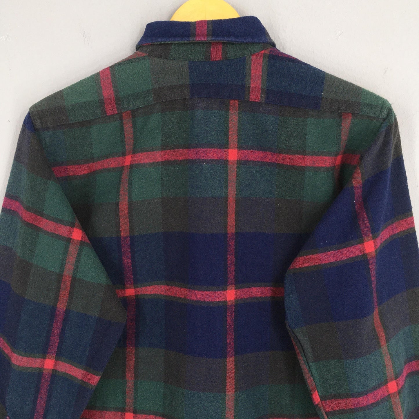 LL Bean Flannel Checkered Shirt Men Small
