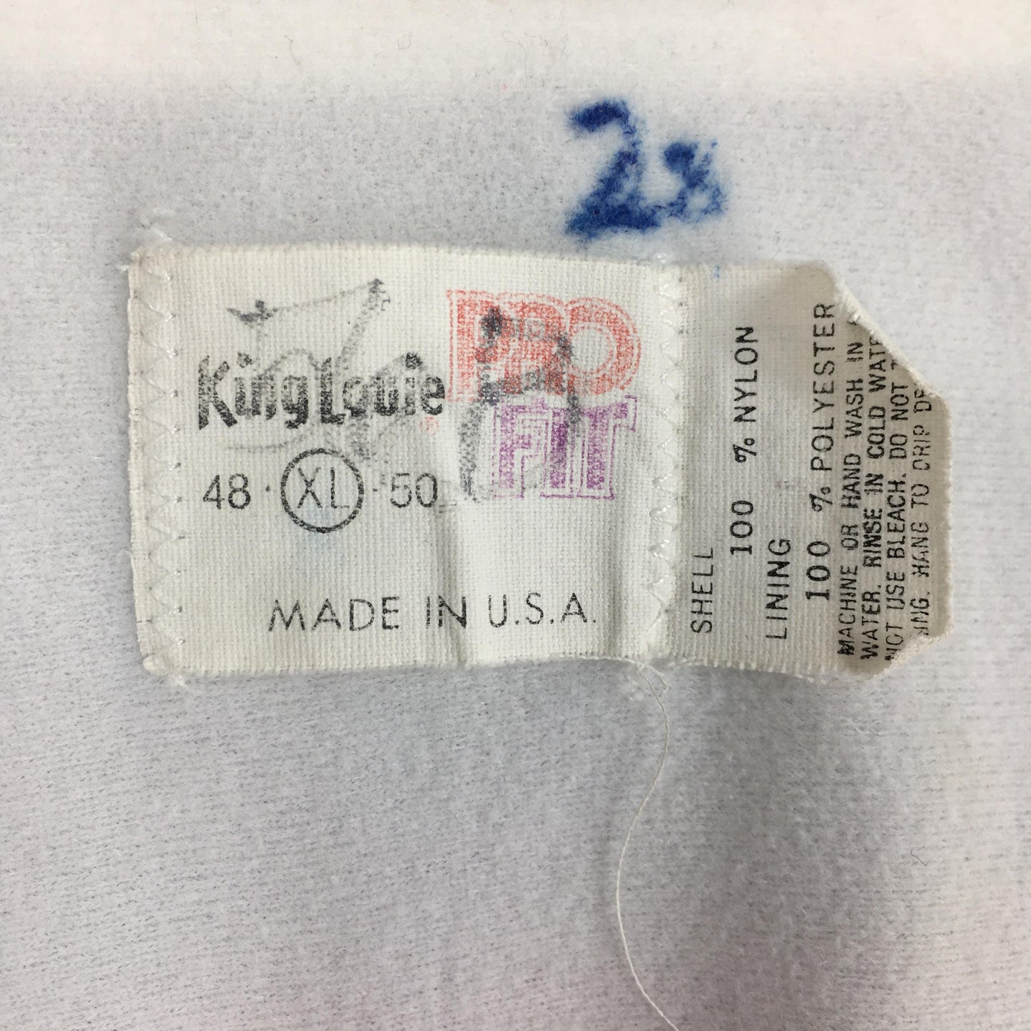 King Louie Eagles Satin Varsity Jacket XLarge