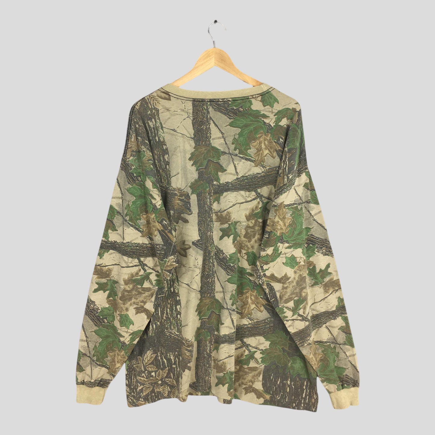 90's Real Tree Camo Longsleeve T shirt 2XLarge