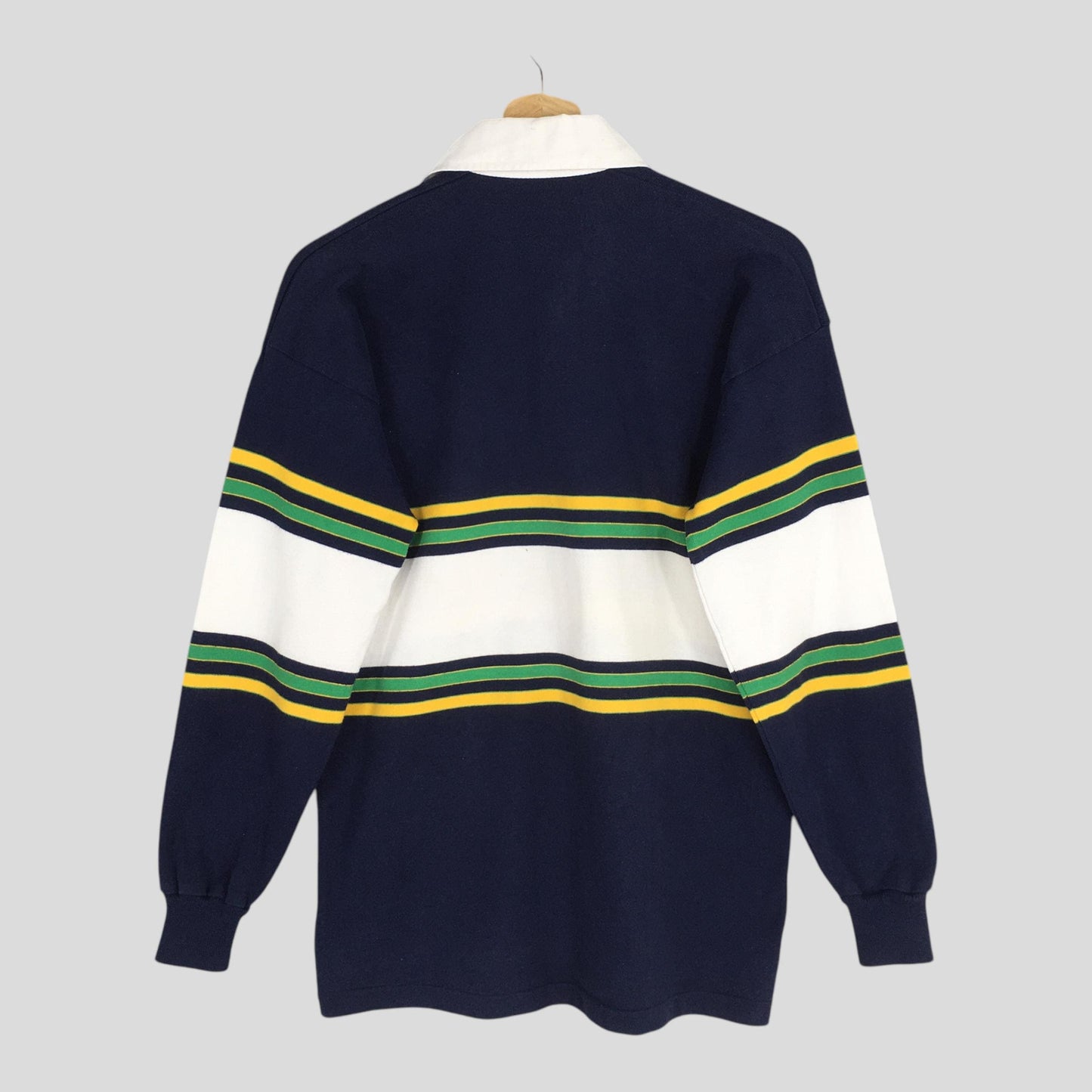 Canterbury Of New Zealand Australia Striped Rugby Polo Shirt Small