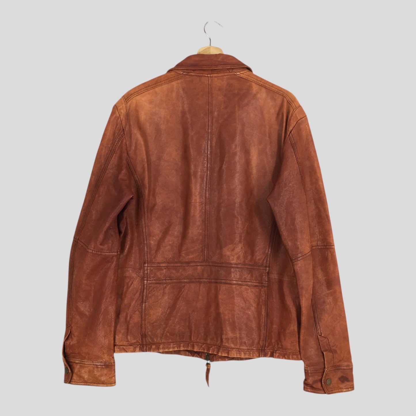 Avirex Ltd Sheepskin Leather Jacket XLarge