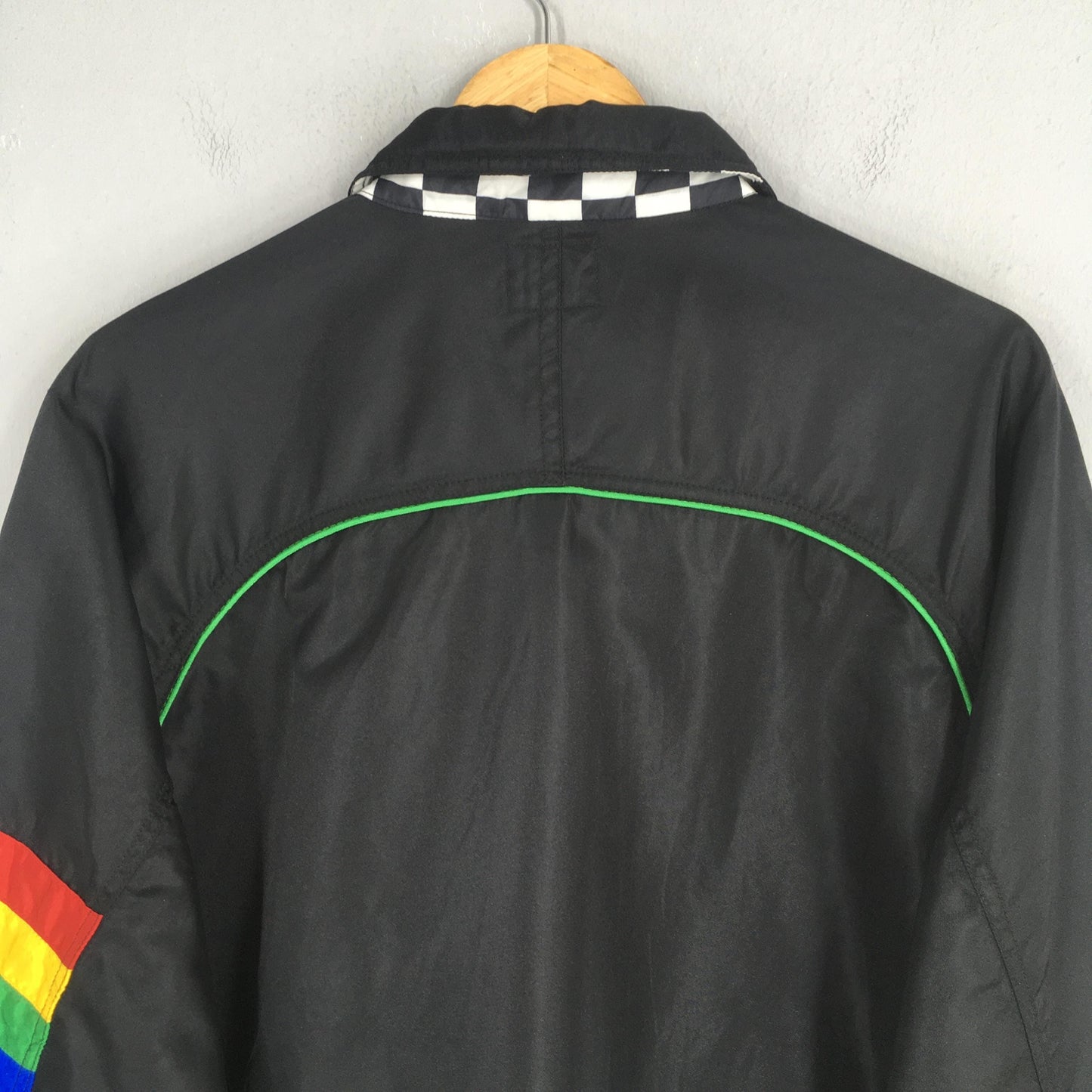 Benetton Formula 1 Embroidery Black Jacket Large