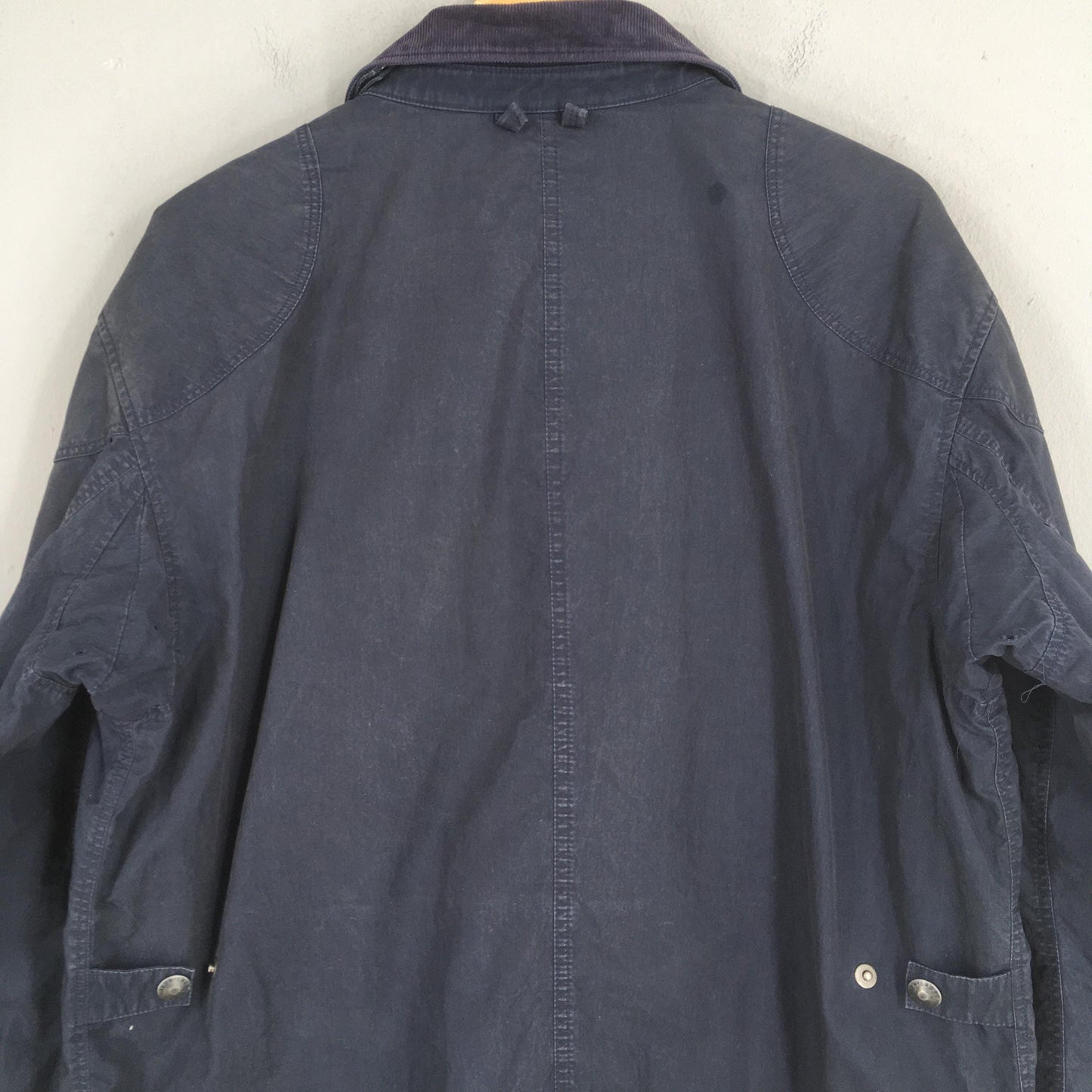 90s Polo Ralph Lauren Chore Canvas Blue Jacket XLarge