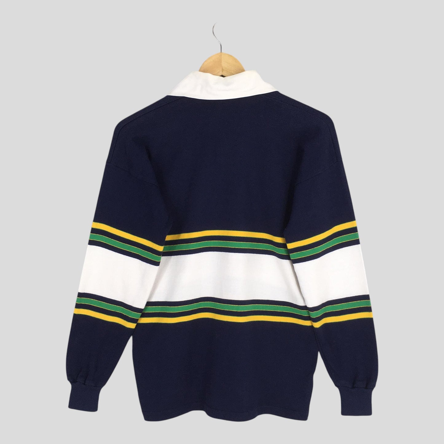 Canterbury Of New Zealand Australia Striped Rugby Polo Shirt Small