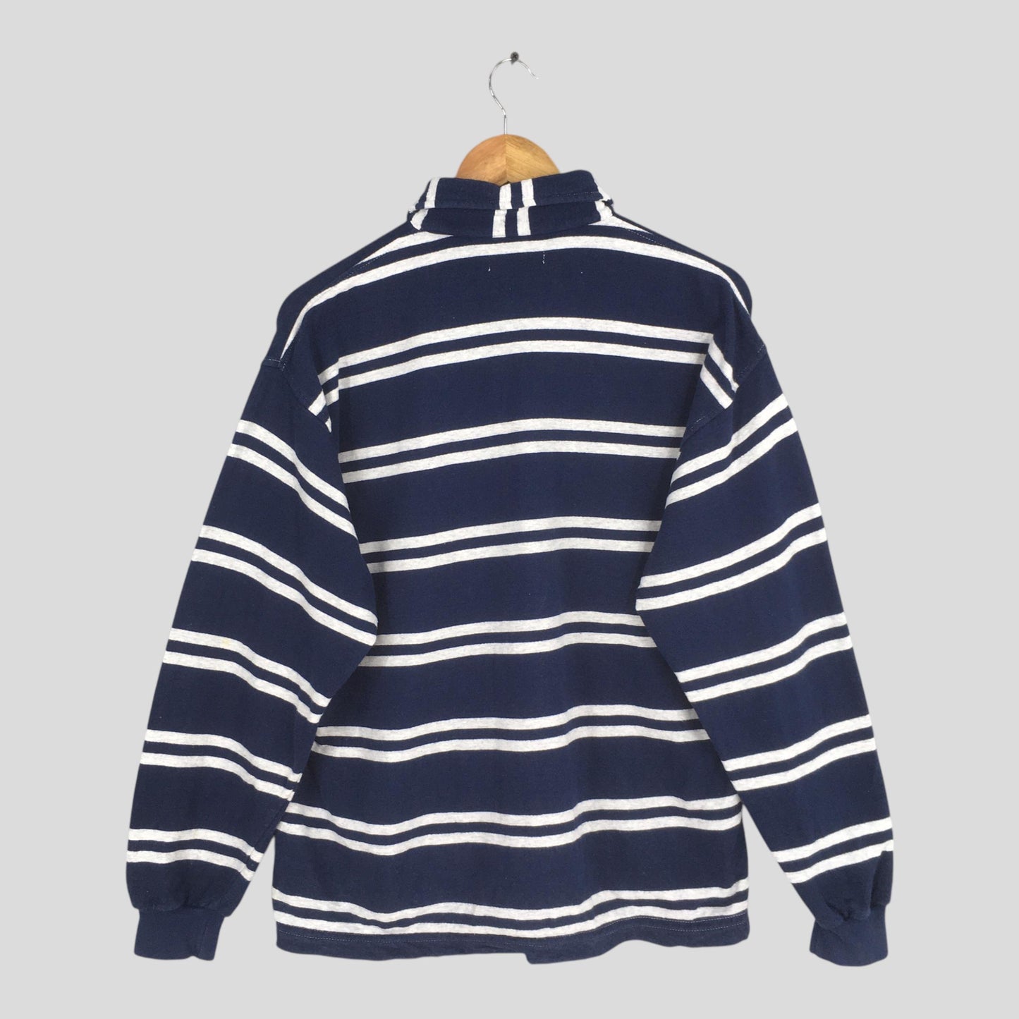Nigel Cabourn Striped Polo Shirt Medium