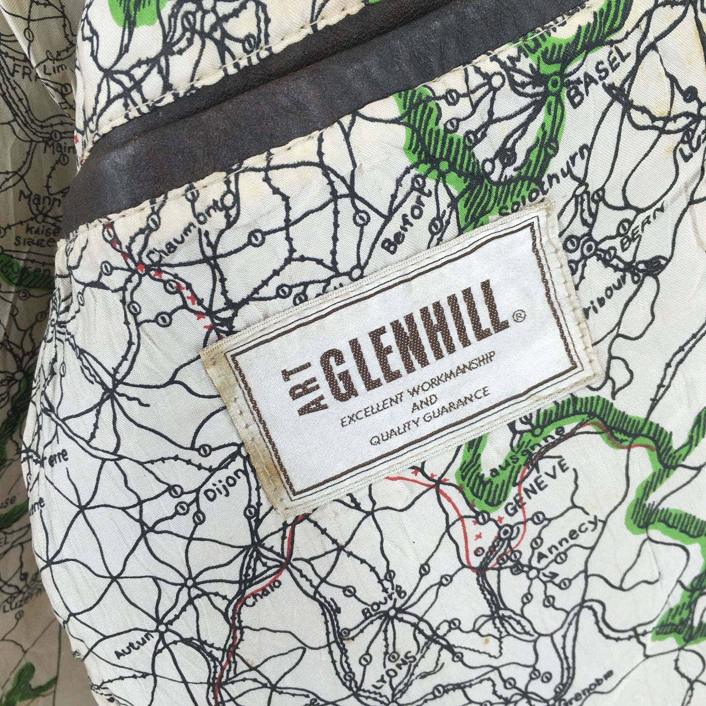 Art Glenhill Army Air Force Leather Type A-2 Jacket Large