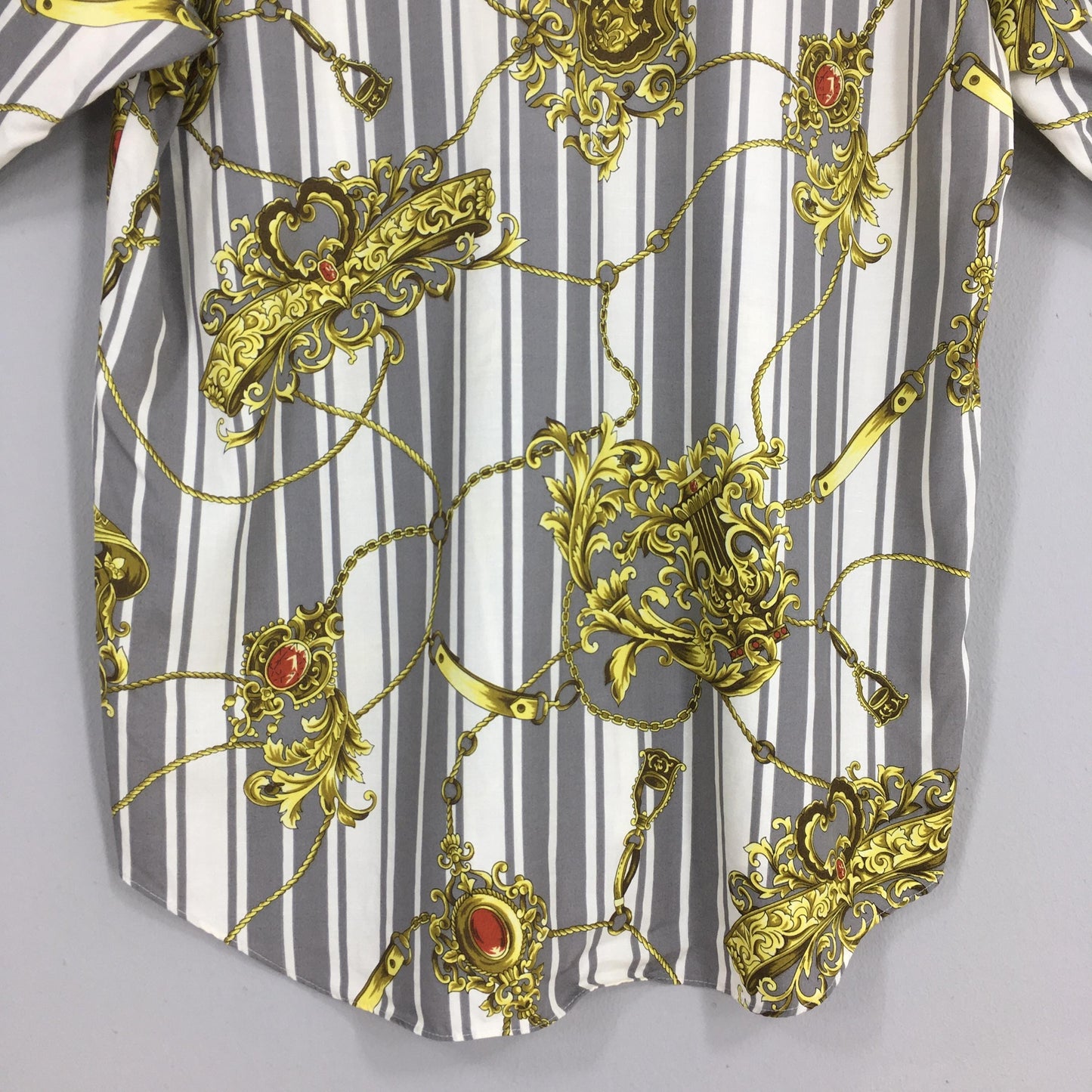 Novelty Baroque Rayon Shirt Large