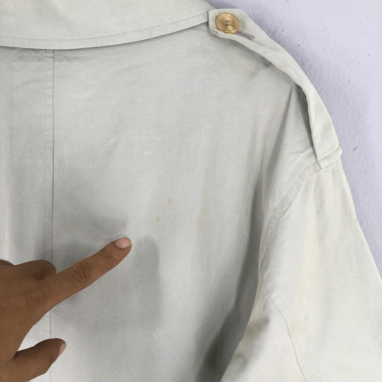 Yohji Yamamoto Impermeable Homme Trenchcoat Jacket Medium