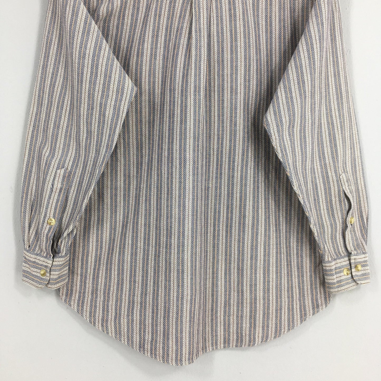 Mitsumine Multicolor Stripes Flannel Shirt Medium