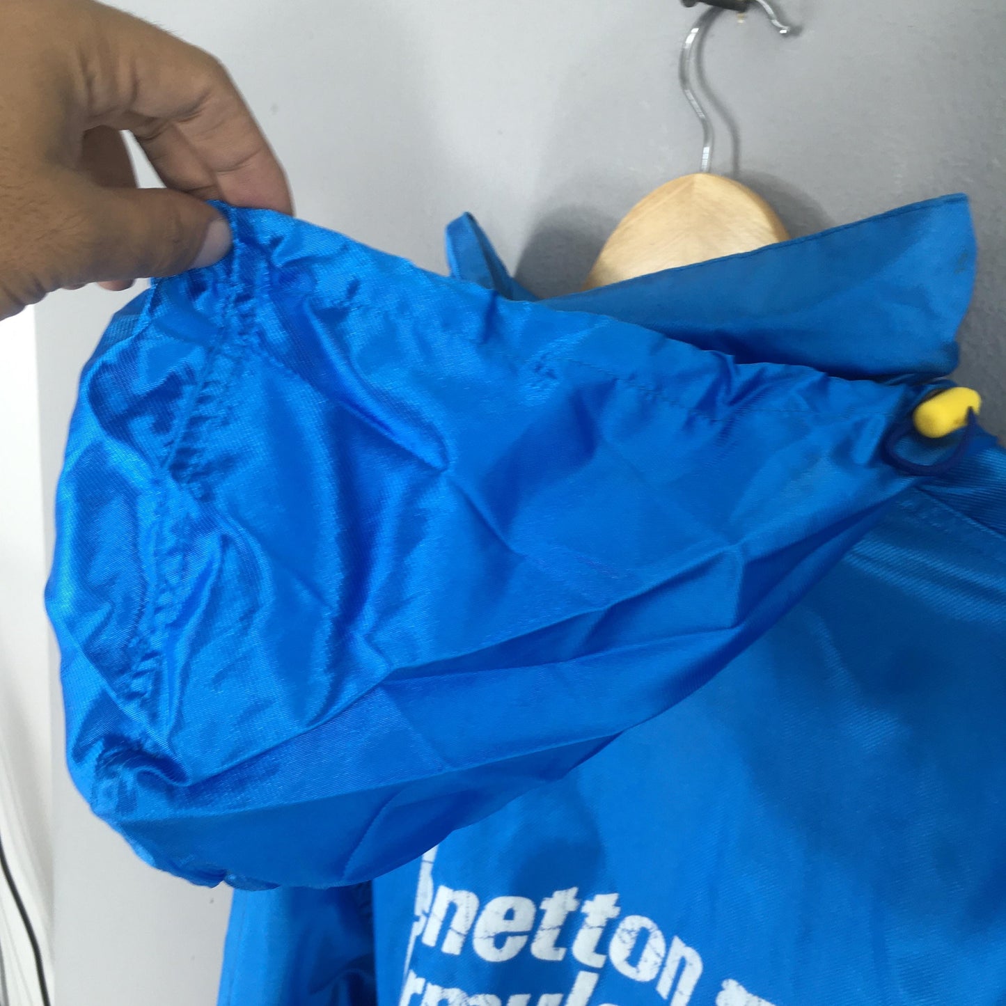 Benetton Formula One Windbreaker Blue Jacket Small