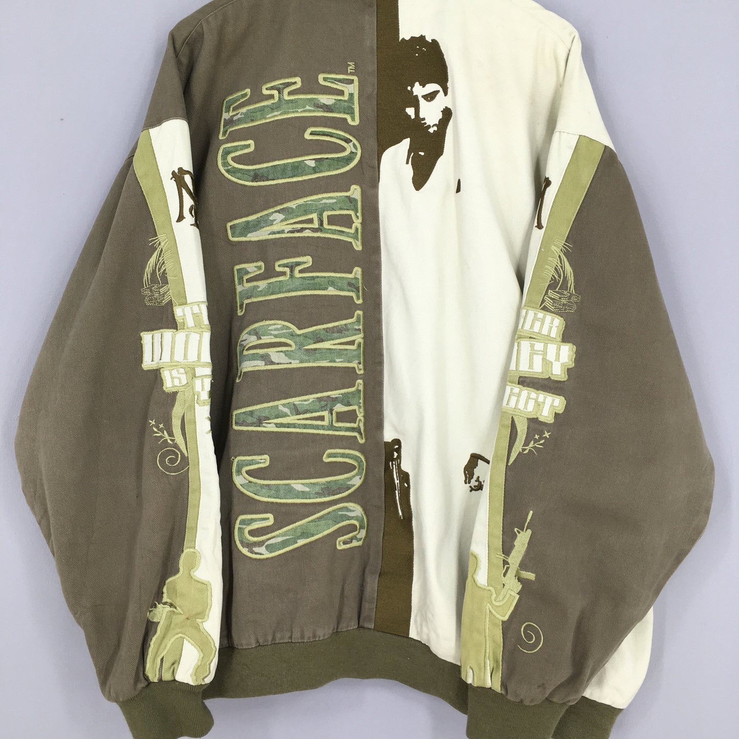 Scarface Embroidery Jacket 4XLarge