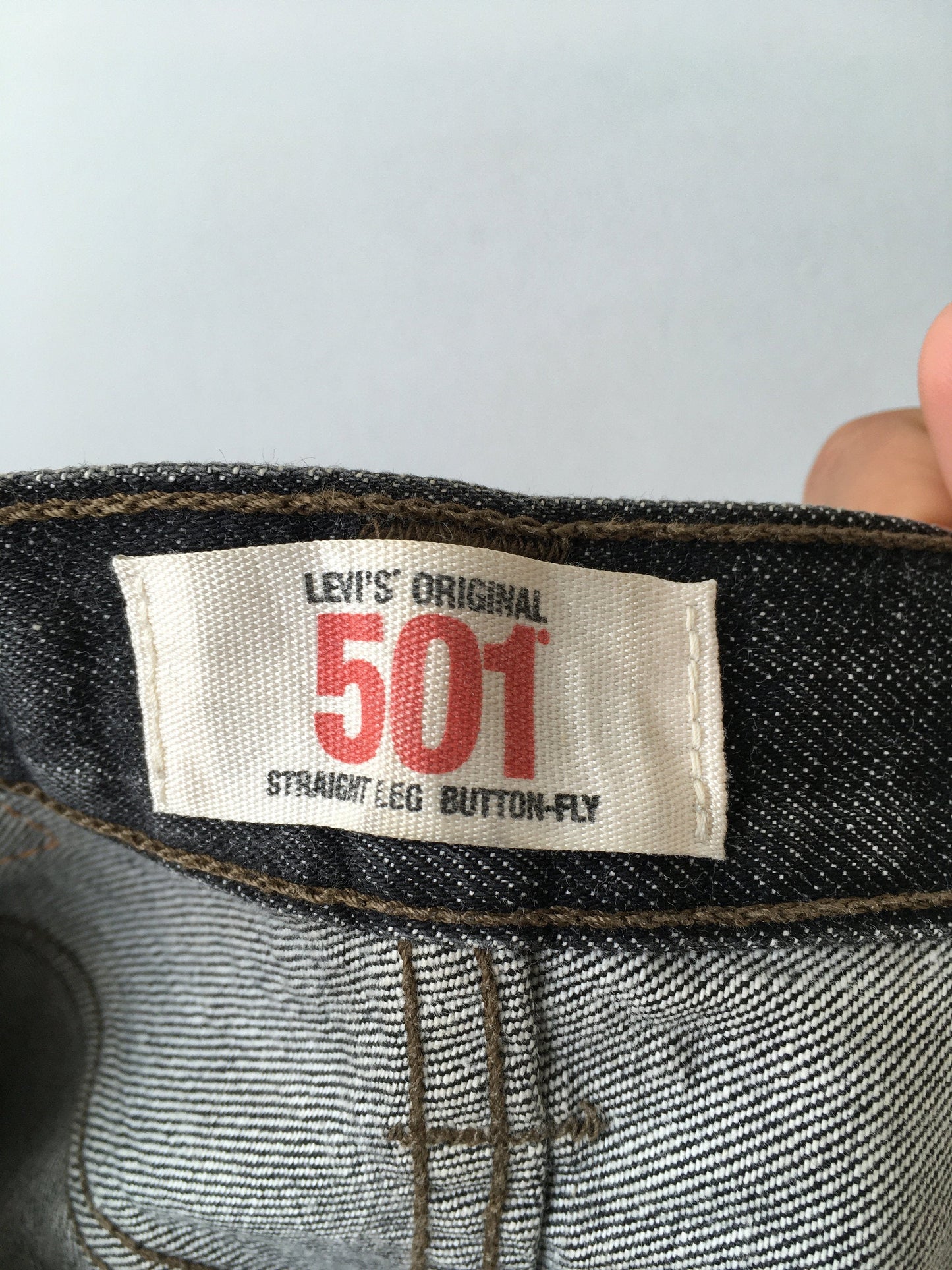 Size 27x29 Levis 501 Black Jeans High Waisted
