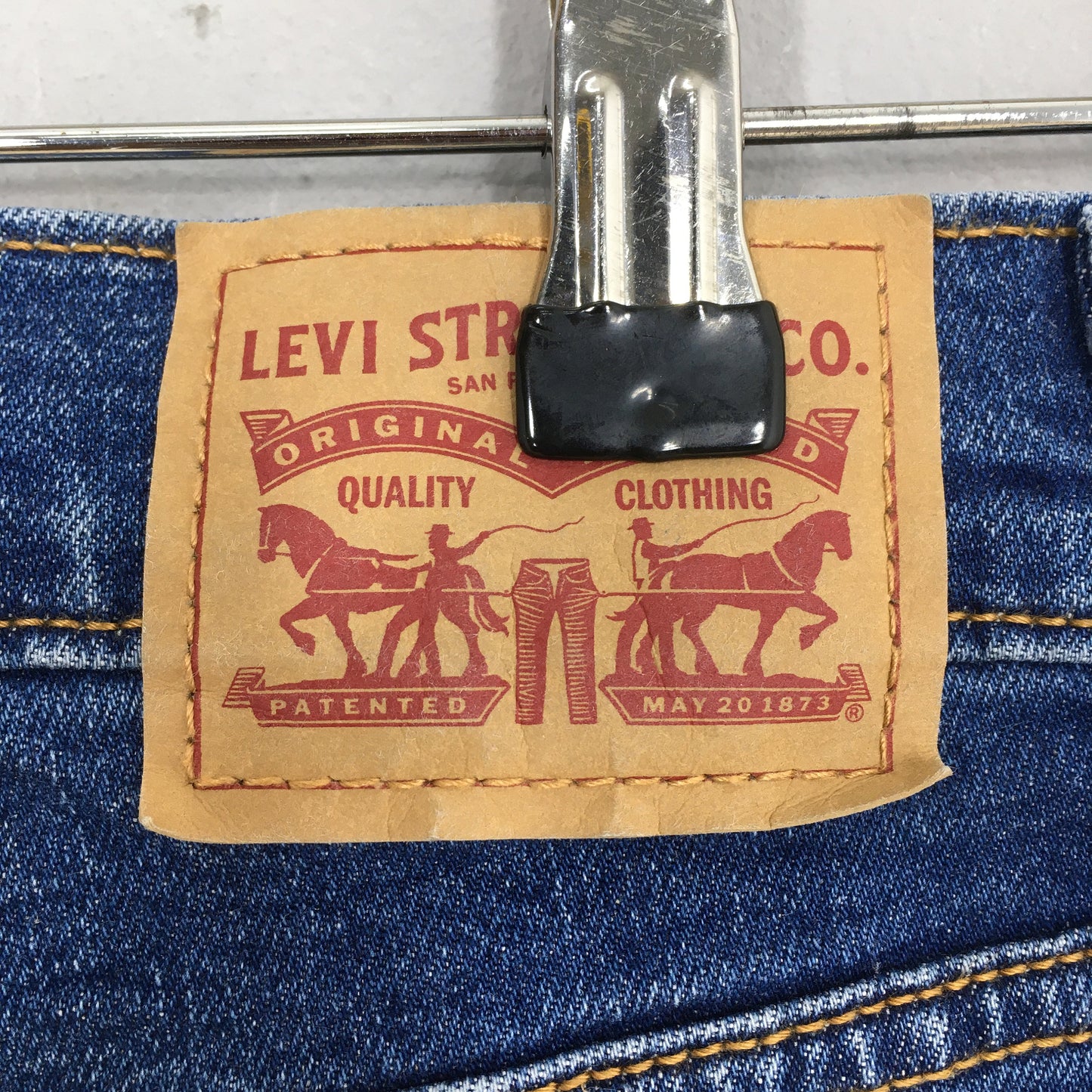Levi's Wedgie Skinny Jeans Dark Blue Size 27x27