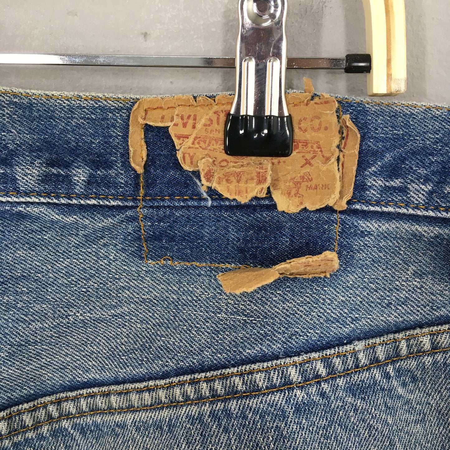 Levi's 501 Faded Dirty Stonewash Jeans Size 38x32.5