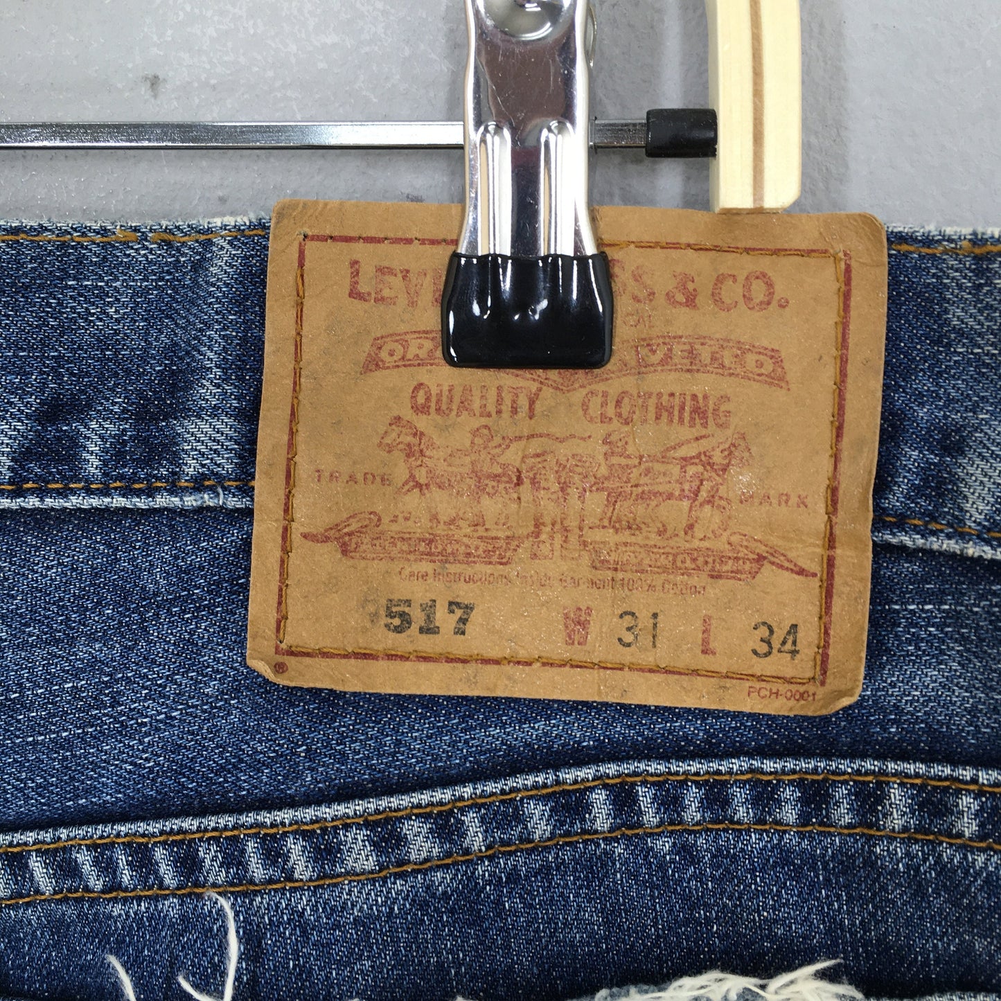 Levi's 517 Faded High Flare Bootcut Jeans Size 30x35