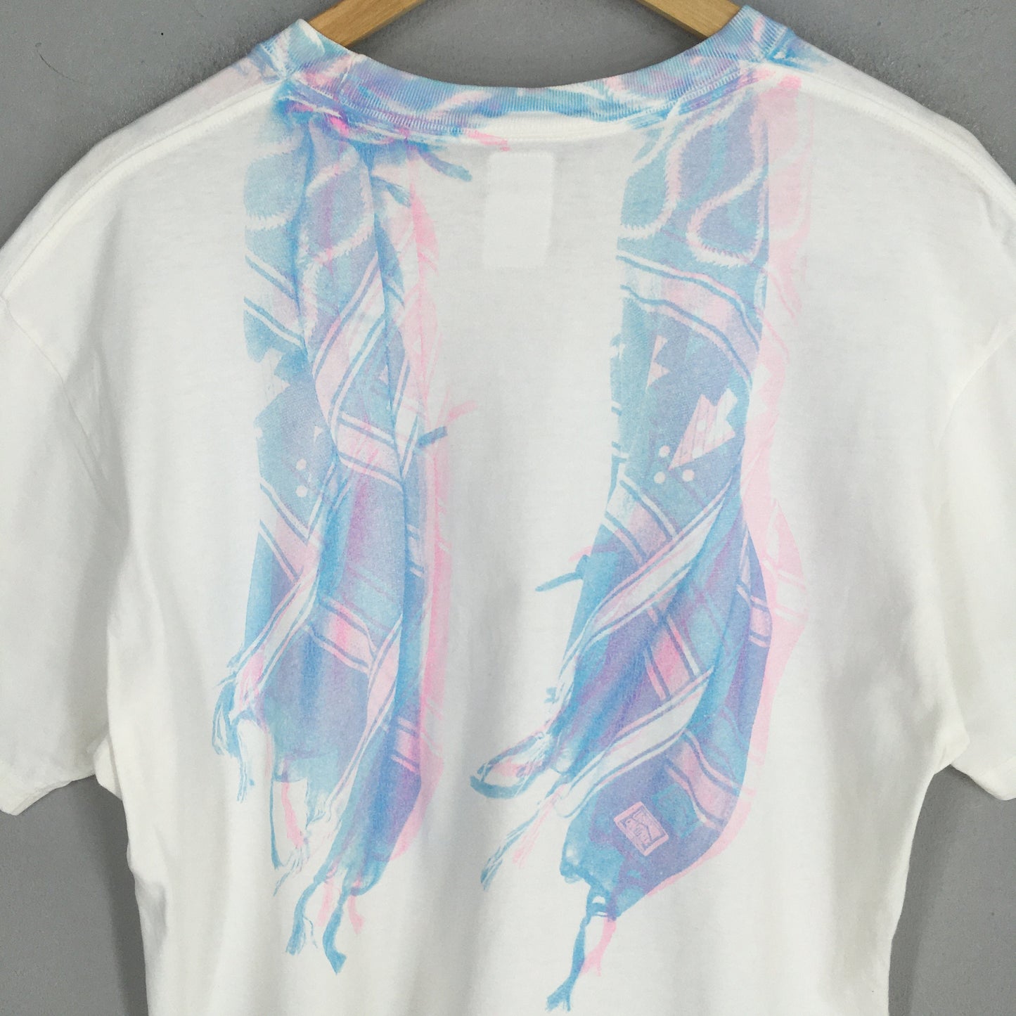 Neighborhood Japan Scarf Pop Art White Tshirt Medium