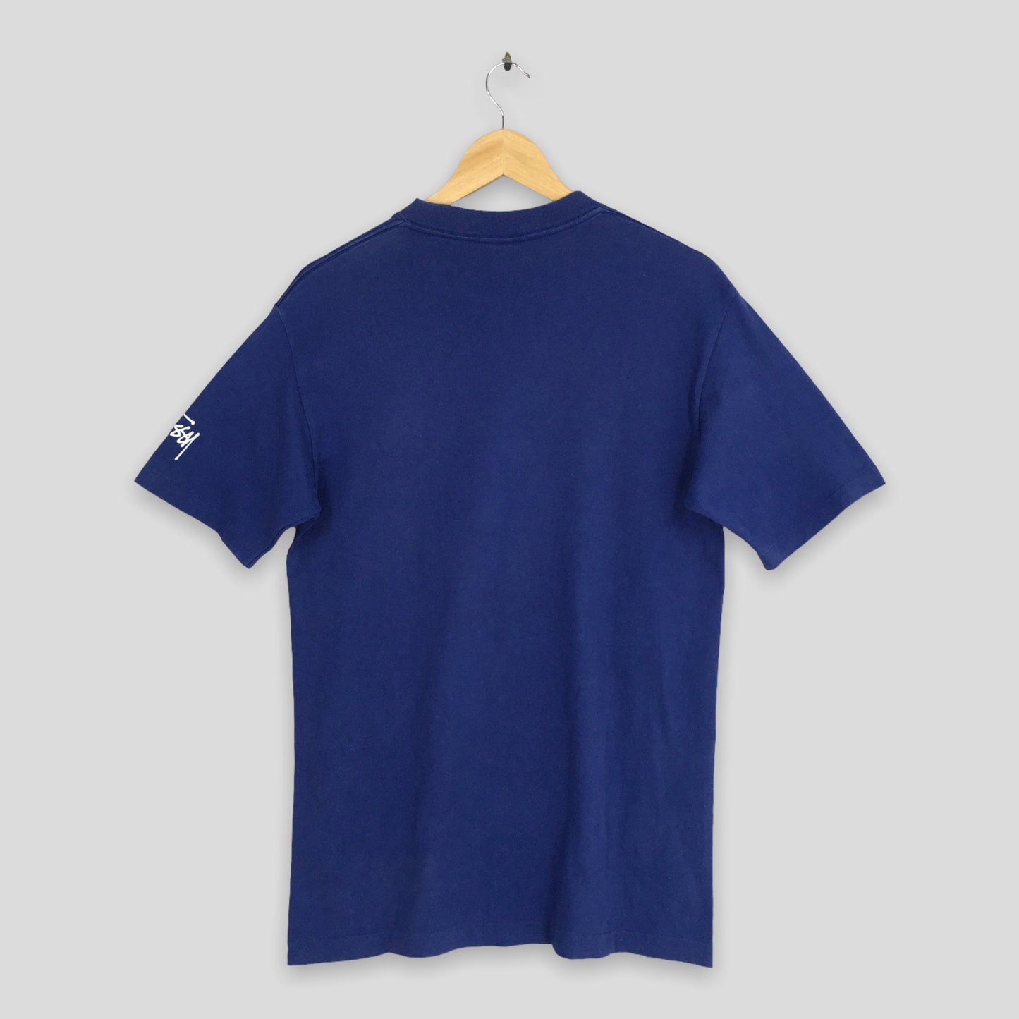 Stussy Athletics Skater Blue T shirt Medium