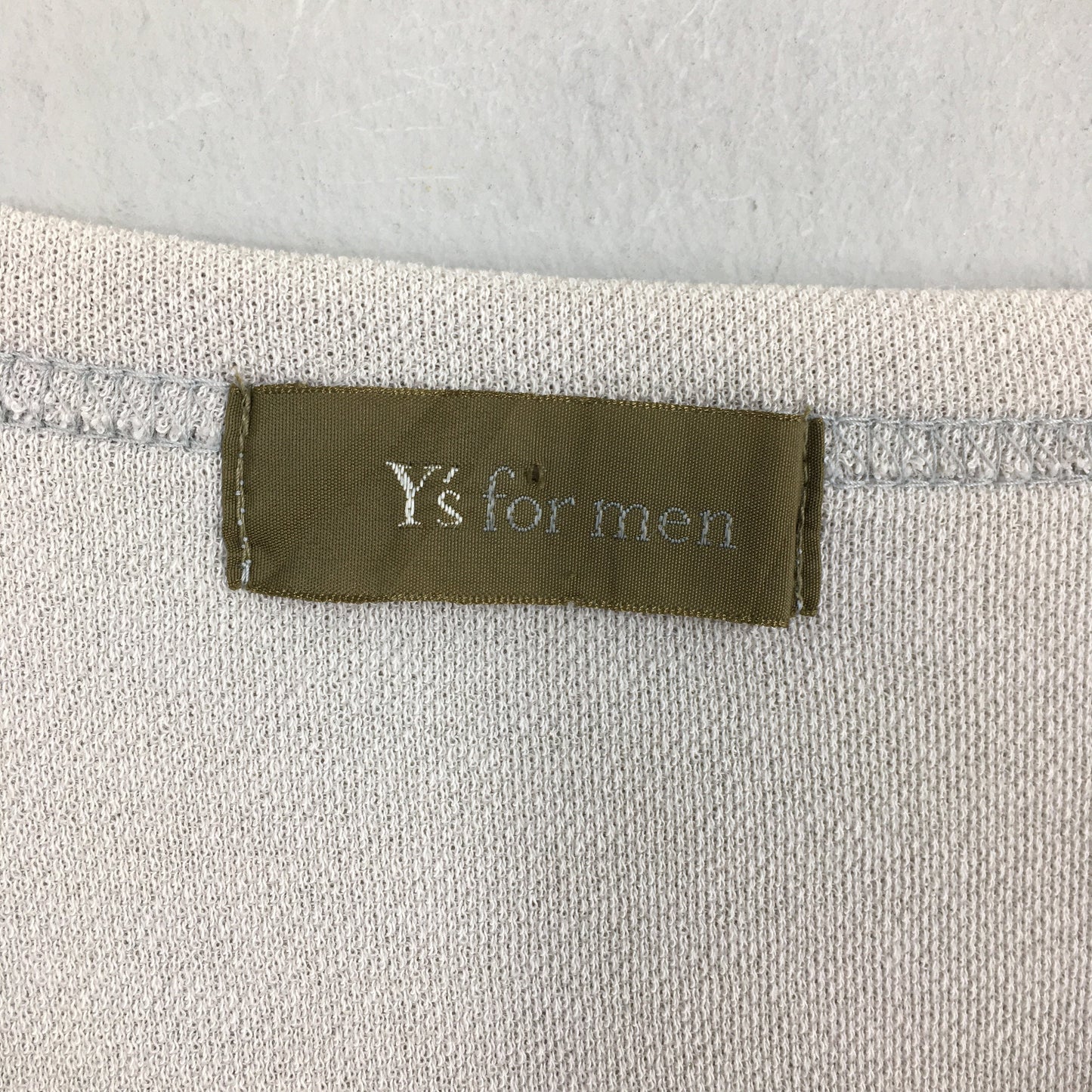 Ys For Men Yohji Yamamoto Gray T shirt Medium