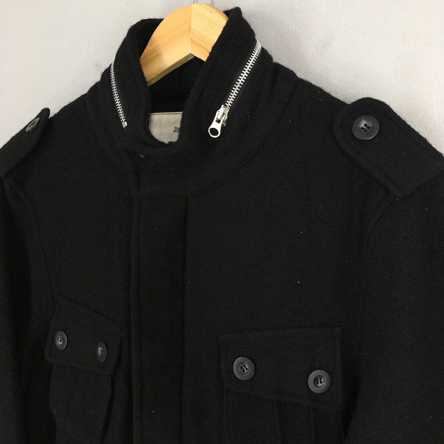 PPFM Japanese Designer Mil Spec Wool Field Jacket Medium