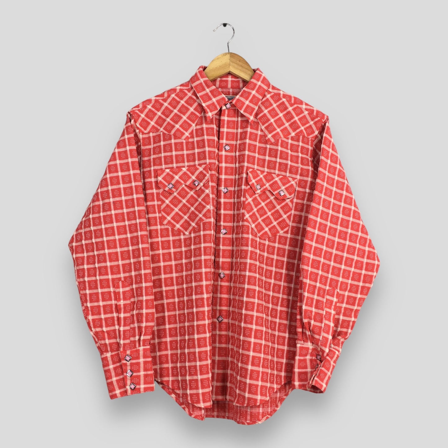 Sugar Cane Plaid Red Flannel Medium