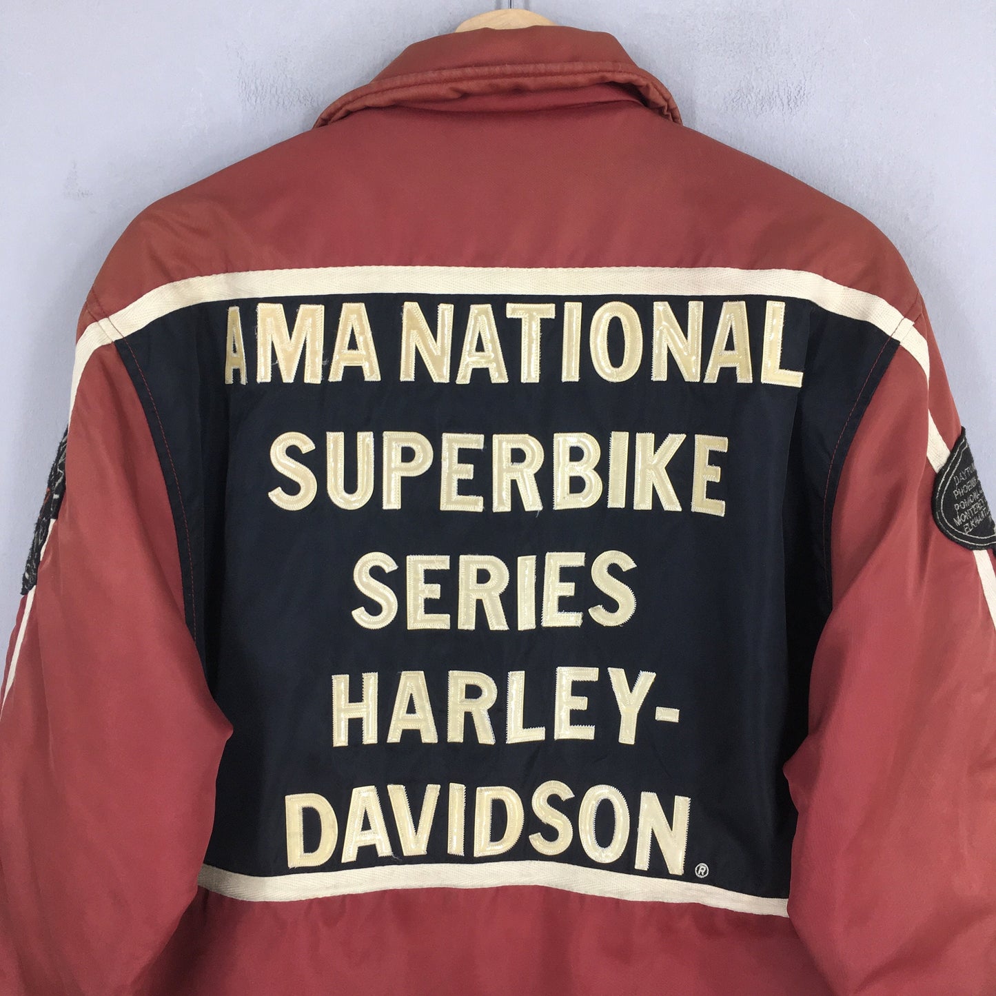 Harley Davidson Motorcycles Burgundy Jacket Medium