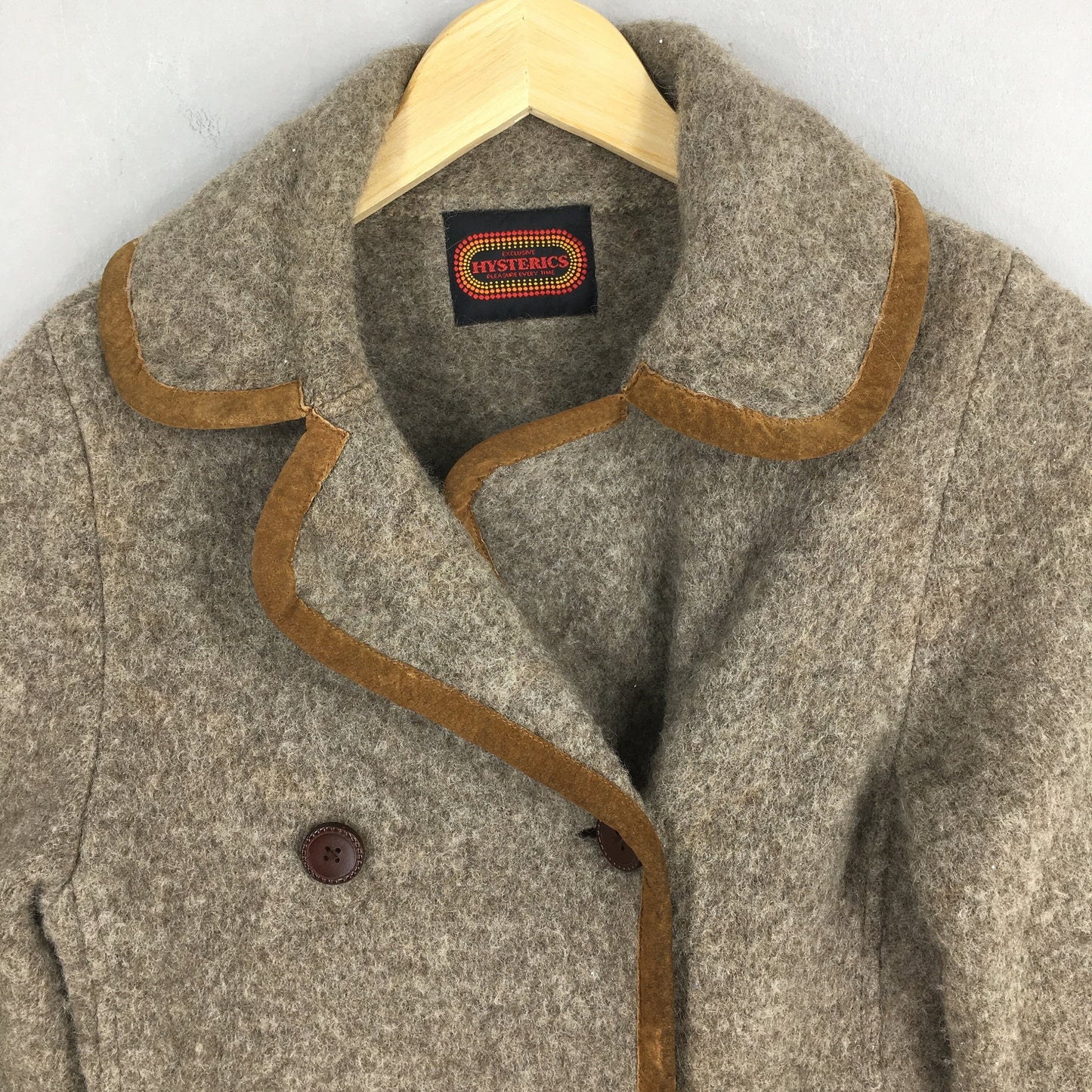 Hysteric Glamour Brown Wool Jacket XSmall