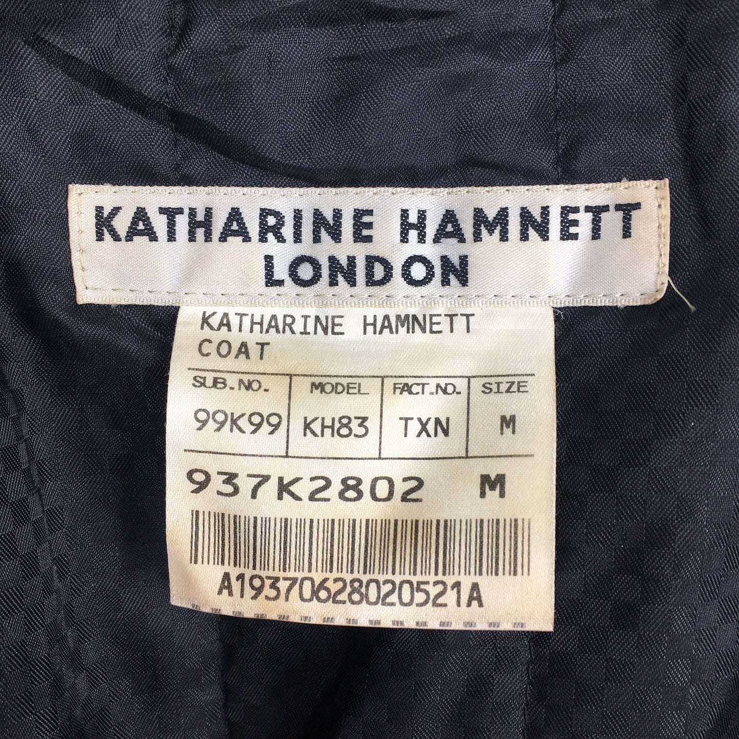 Katharine Hamnett London Women Long Jacket Medium