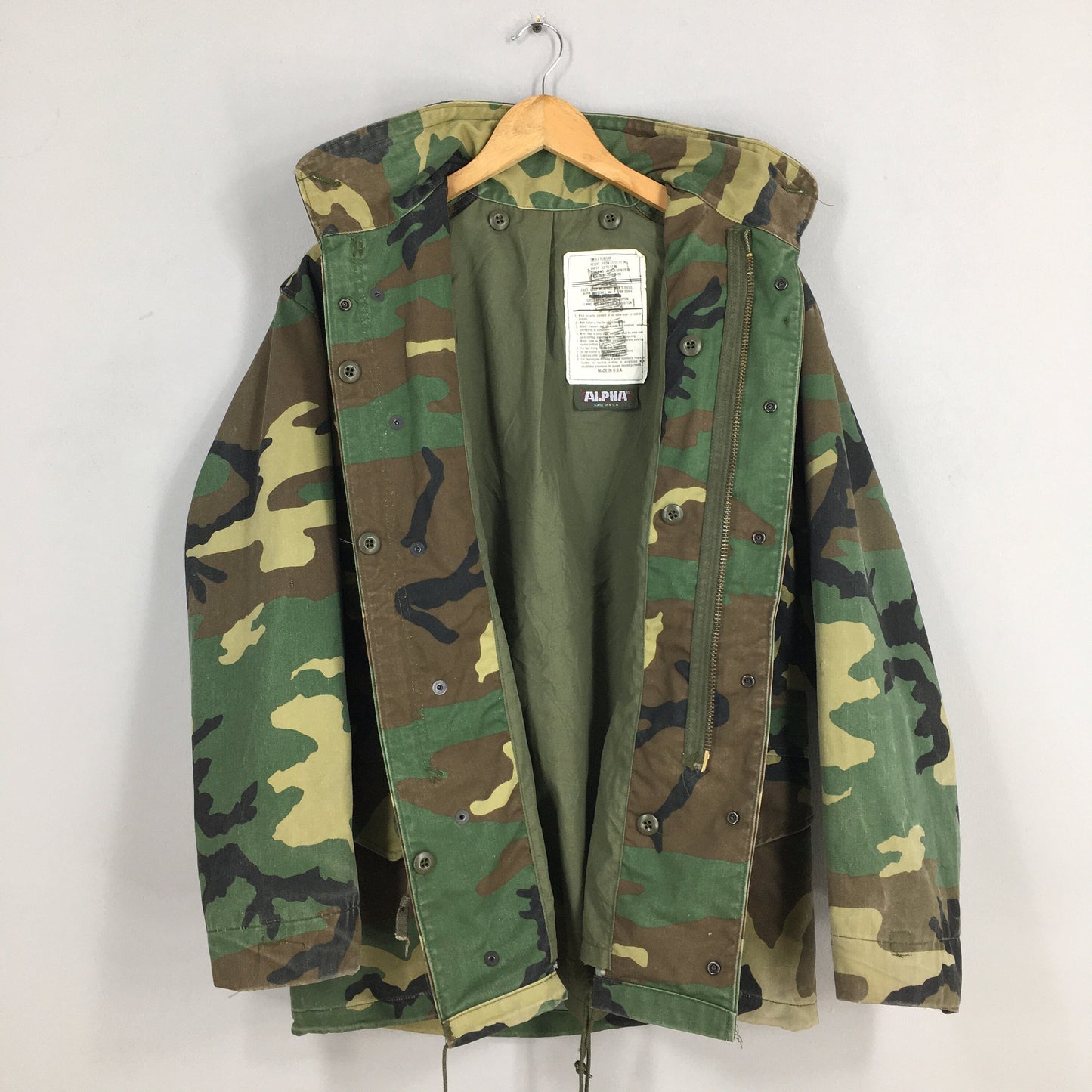 Alpha Industries M-65 Field Camouflage Jacket Small