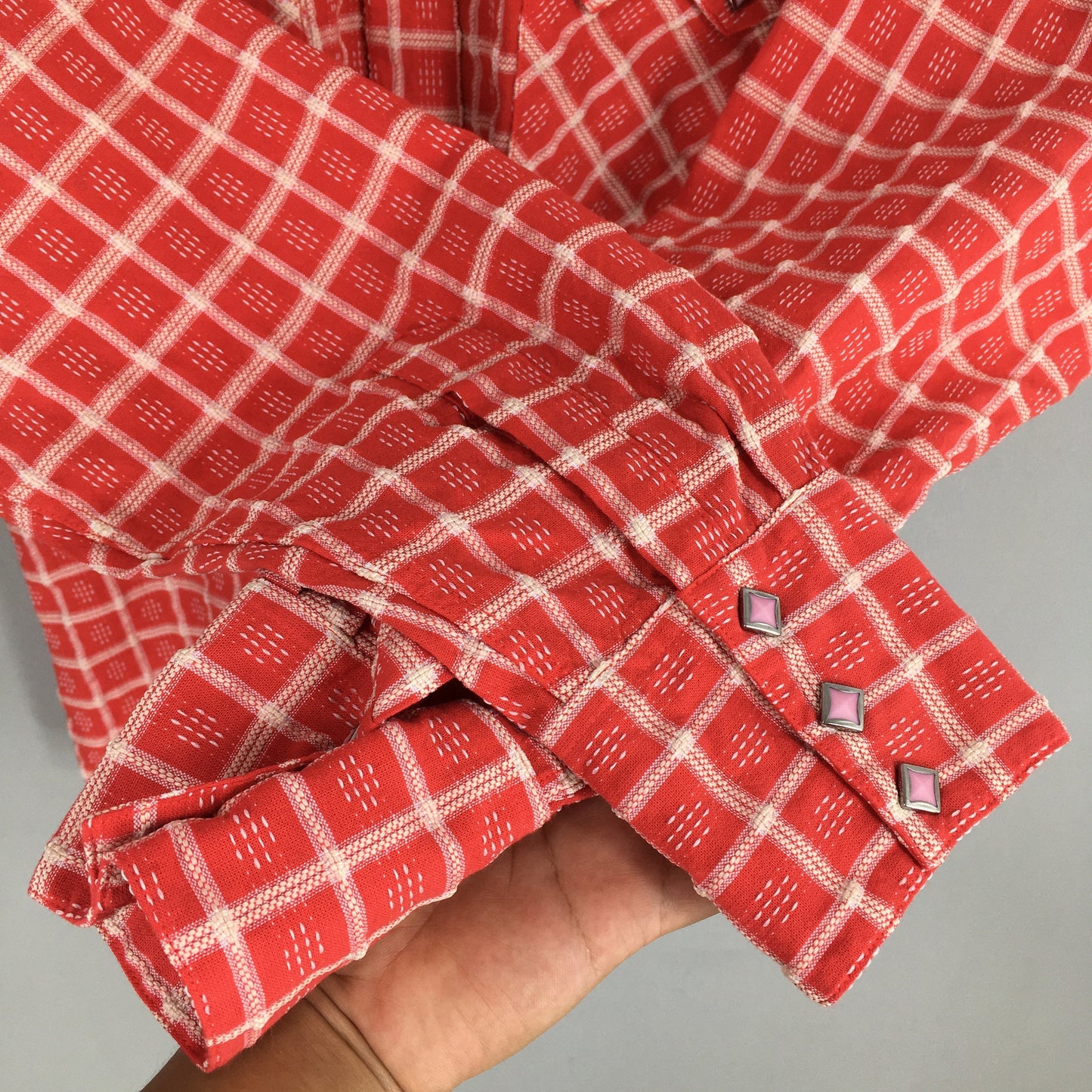 Sugar Cane Plaid Red Flannel Medium