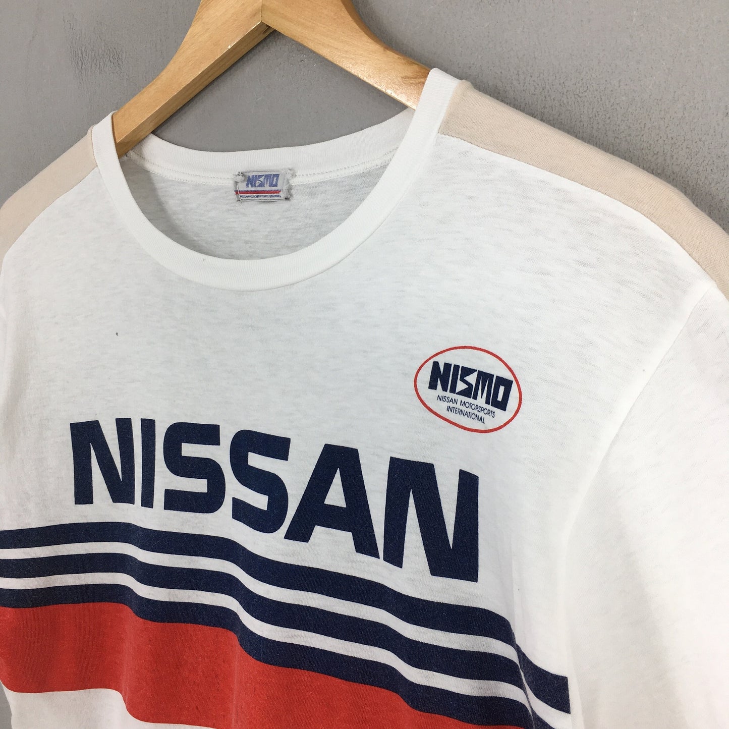 Vintage 1980's Nismo Nissan Racing Team Le Mans Tshirt Medium